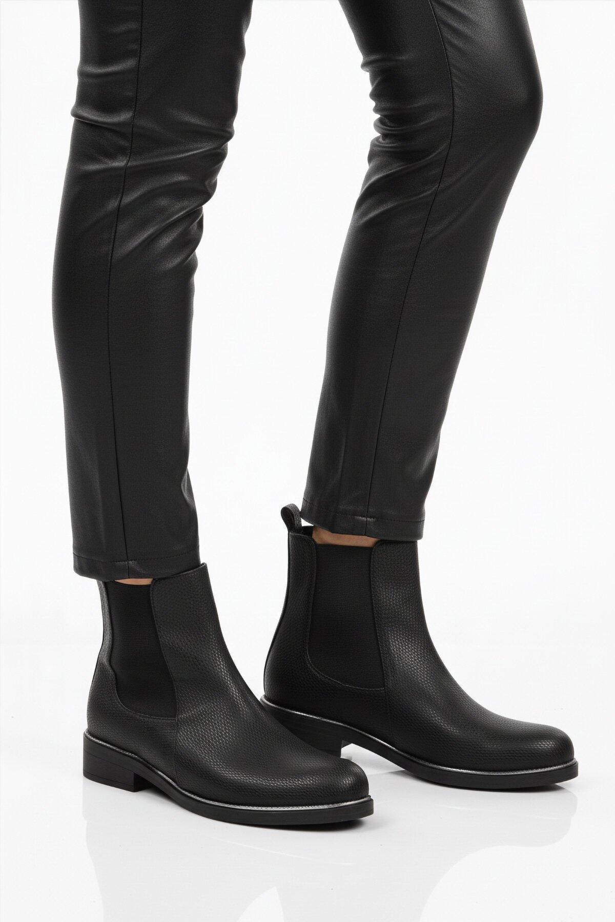 Siyah Floter Kadın Bot PC-55086 Z