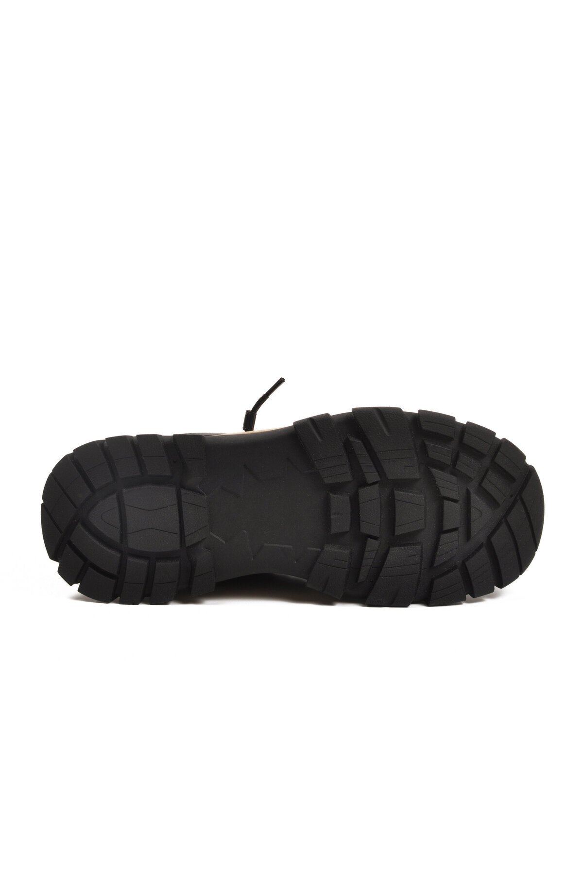 Siyah Hakiki Deri Erkek Günlük Ayakkabı 25K570 M