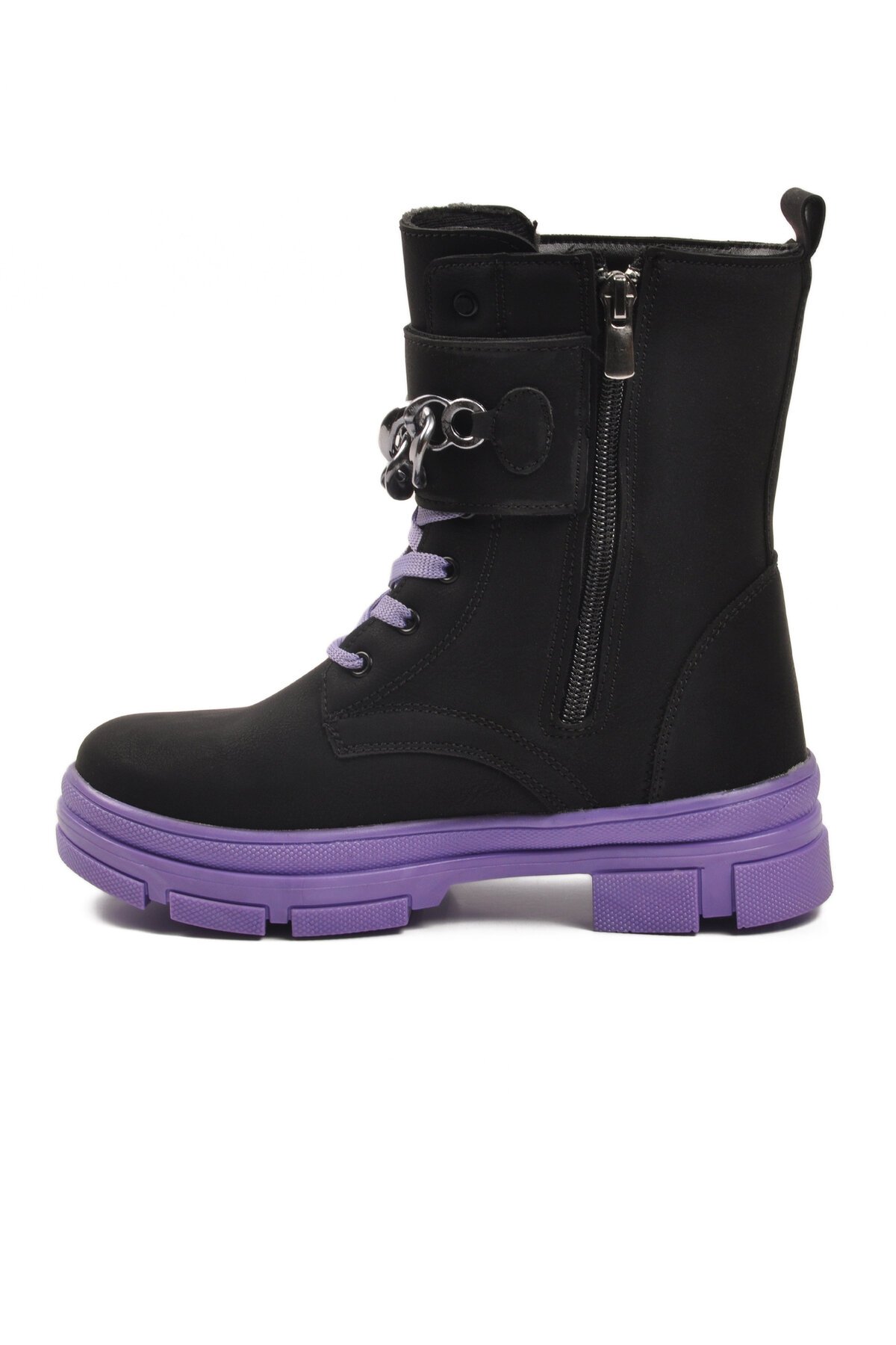 Siyah-Lila Çocuk Bot G-1001 F