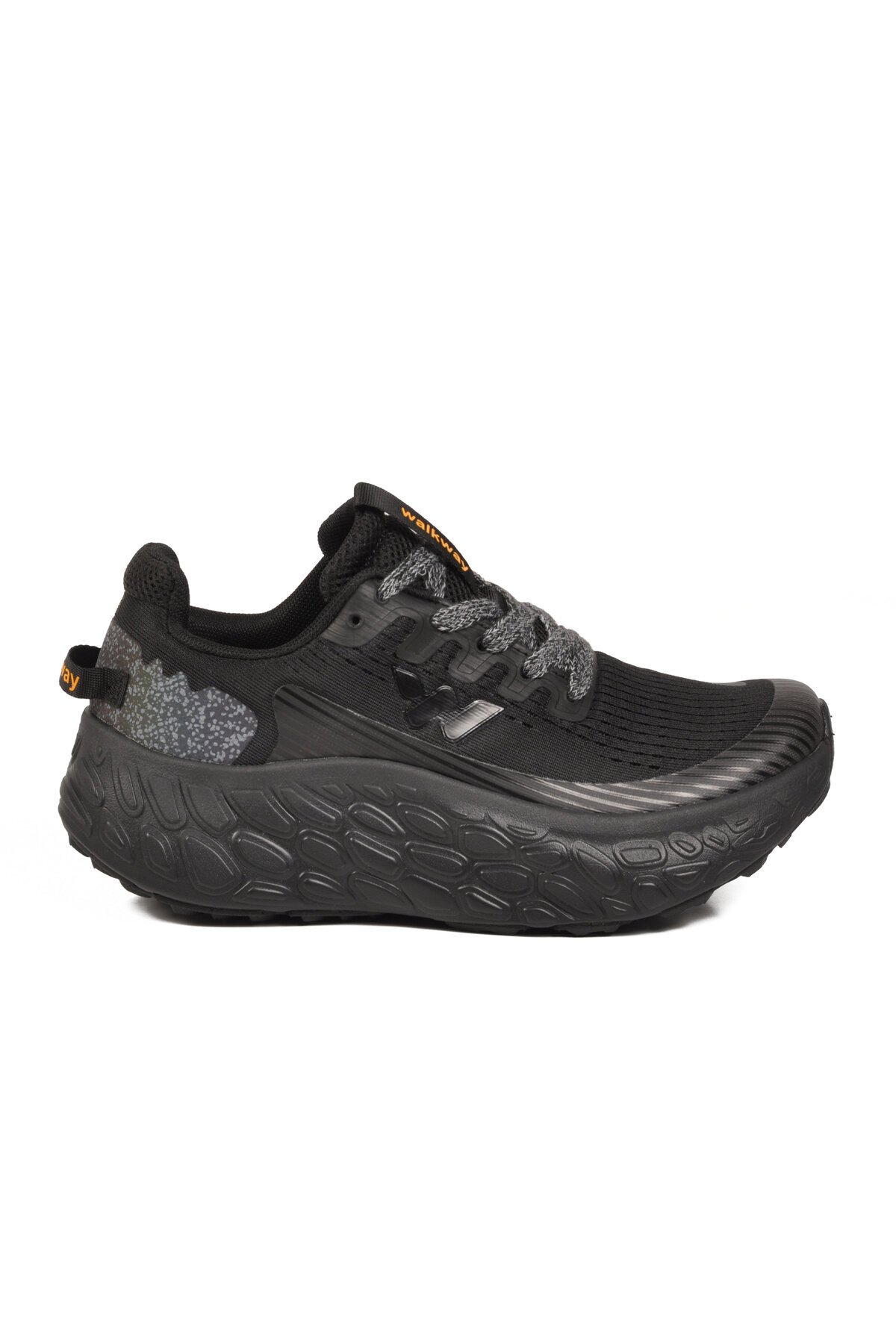 Siyah Hafif Yüksek Tabanlı Memory Foarm Unisex Spor Ayakkabı B25XI101 G