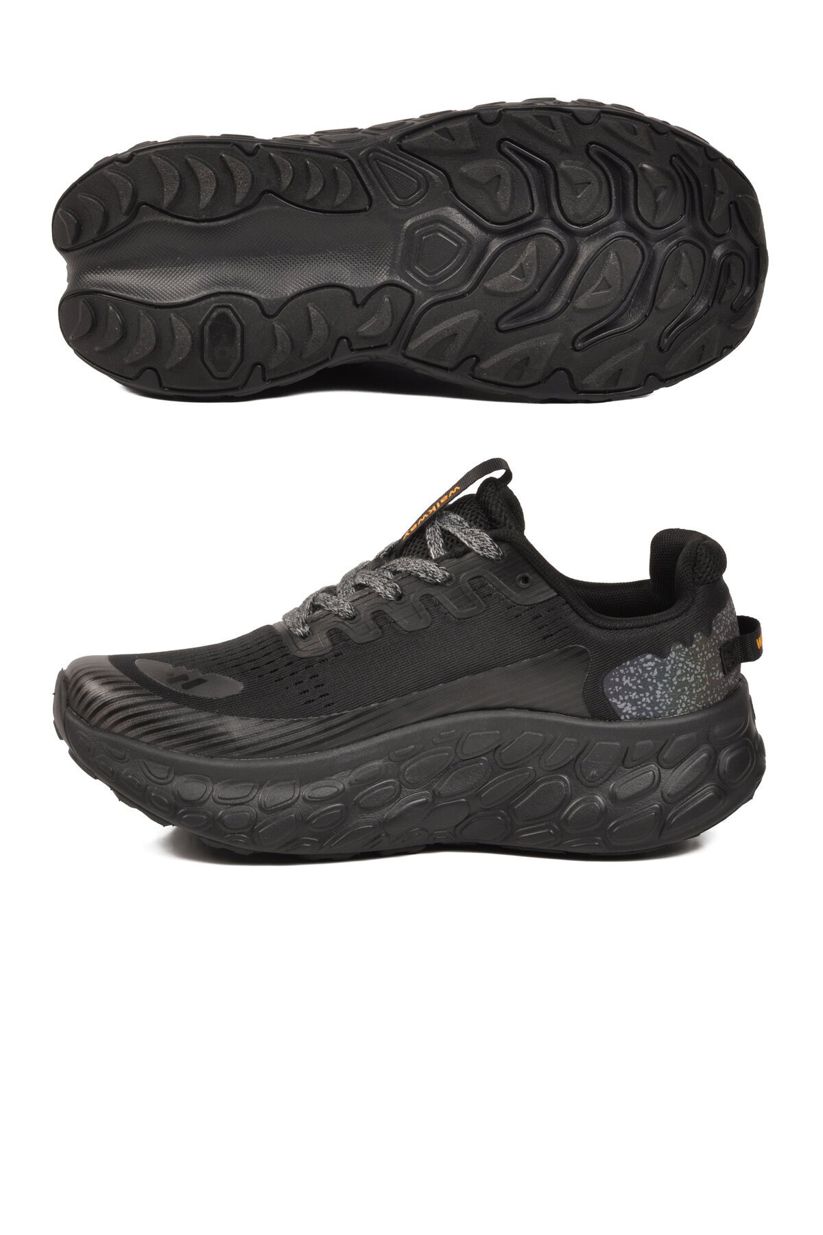 Siyah Hafif Yüksek Tabanlı Memory Foarm Unisex Spor Ayakkabı B25XI101 G