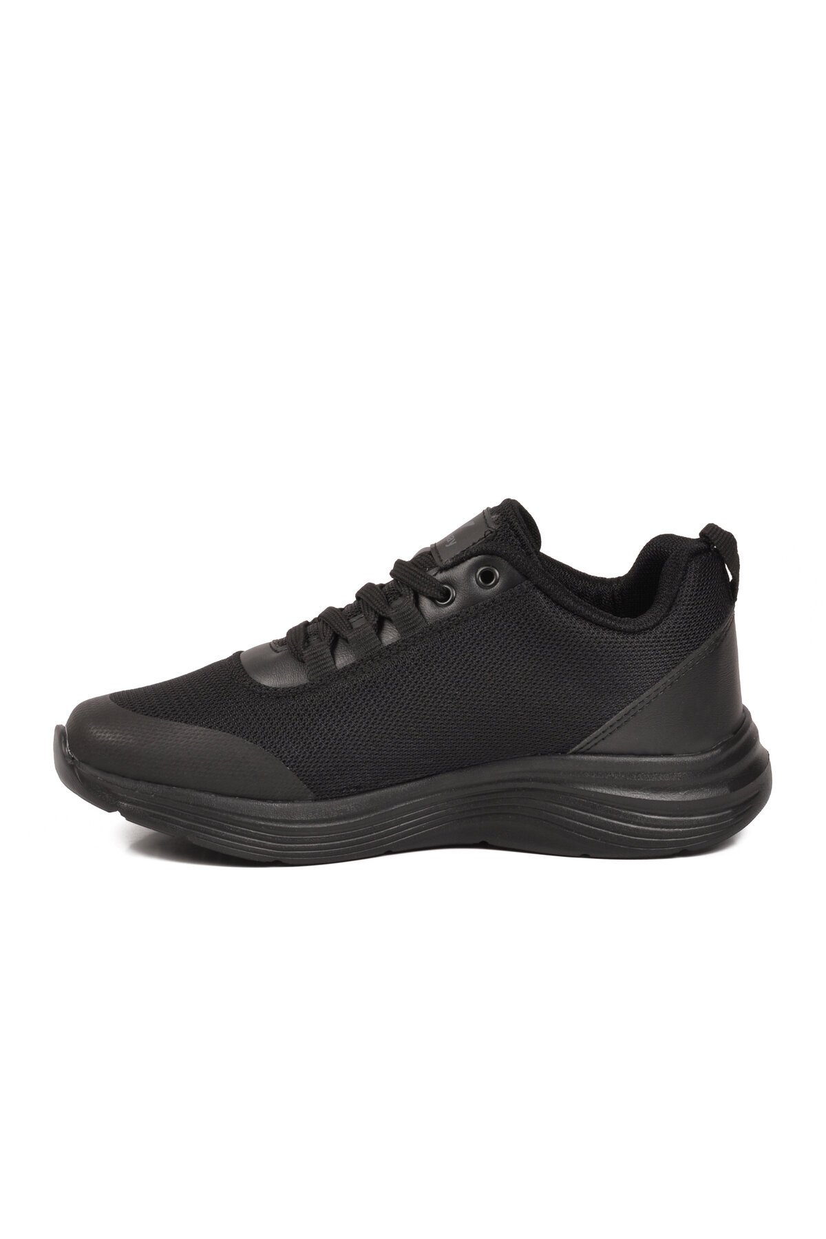 Siyah Tekstil Hafif Unisex Spor Ayakkabı 26111 Pete G