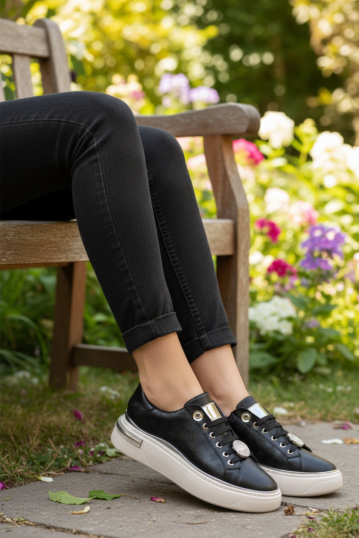 Siyah Kadın Spor Ayakkabı 431156 Z