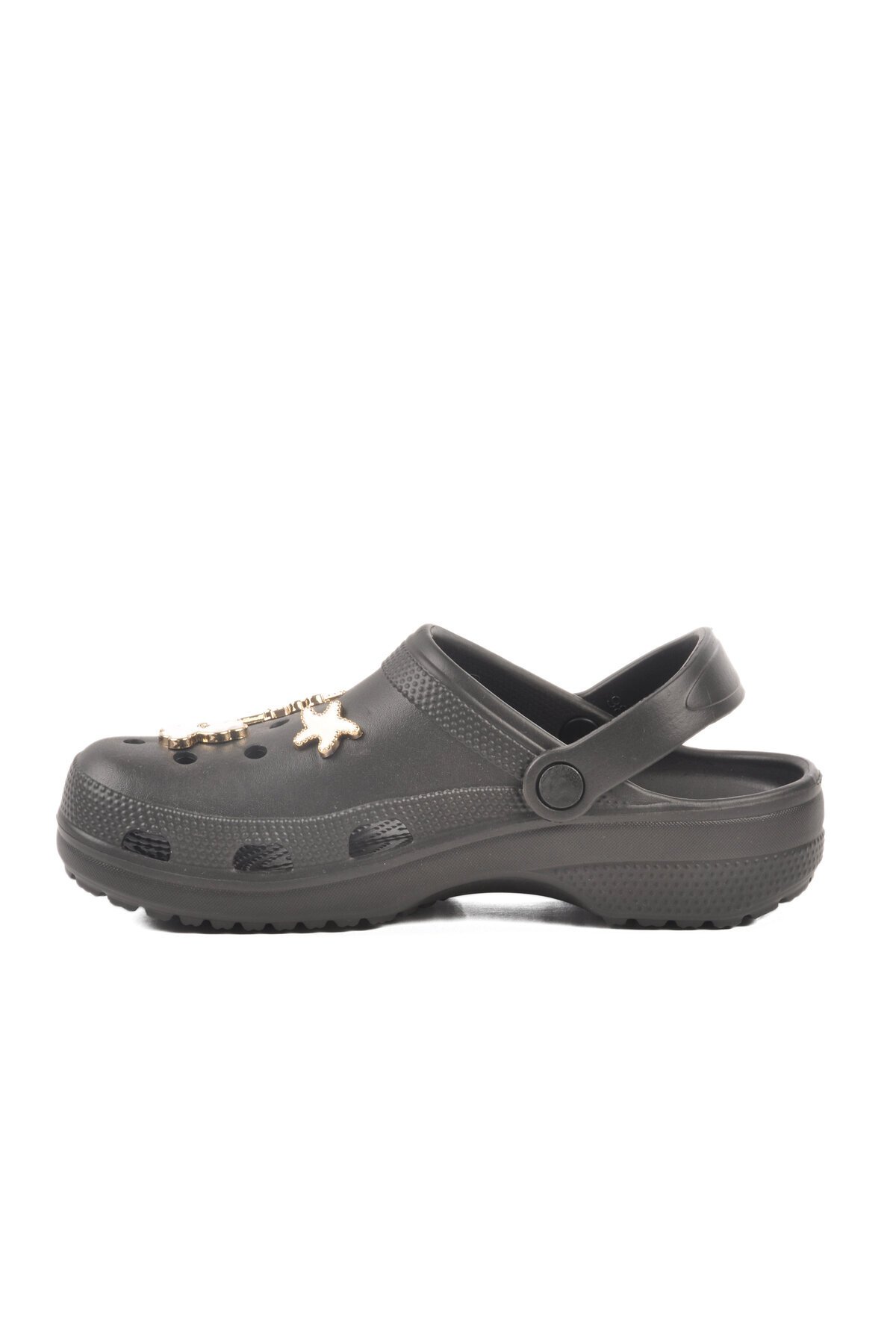 Siyah Suni Deri Unisex Terlik 606 Z