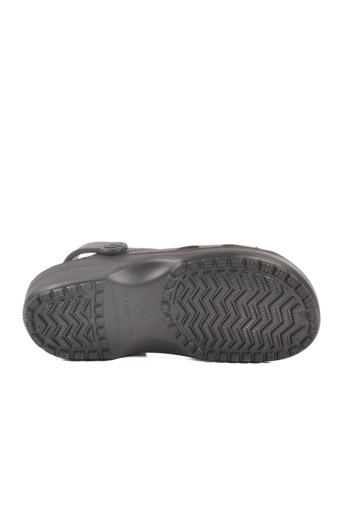 Siyah Suni Deri Unisex Terlik 606 Z