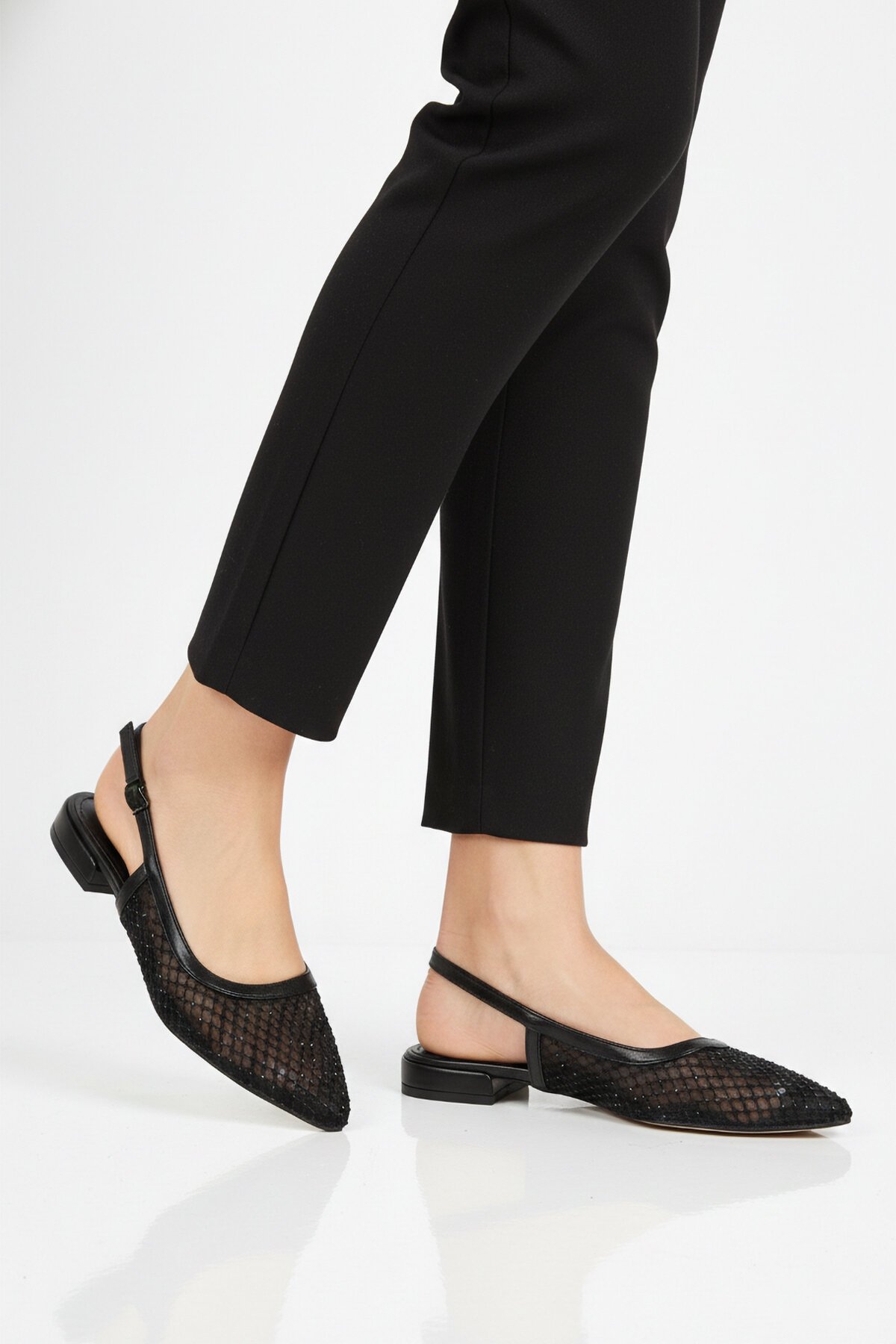 Siyah Kadın Babet 312550 Z Dar Kalıp