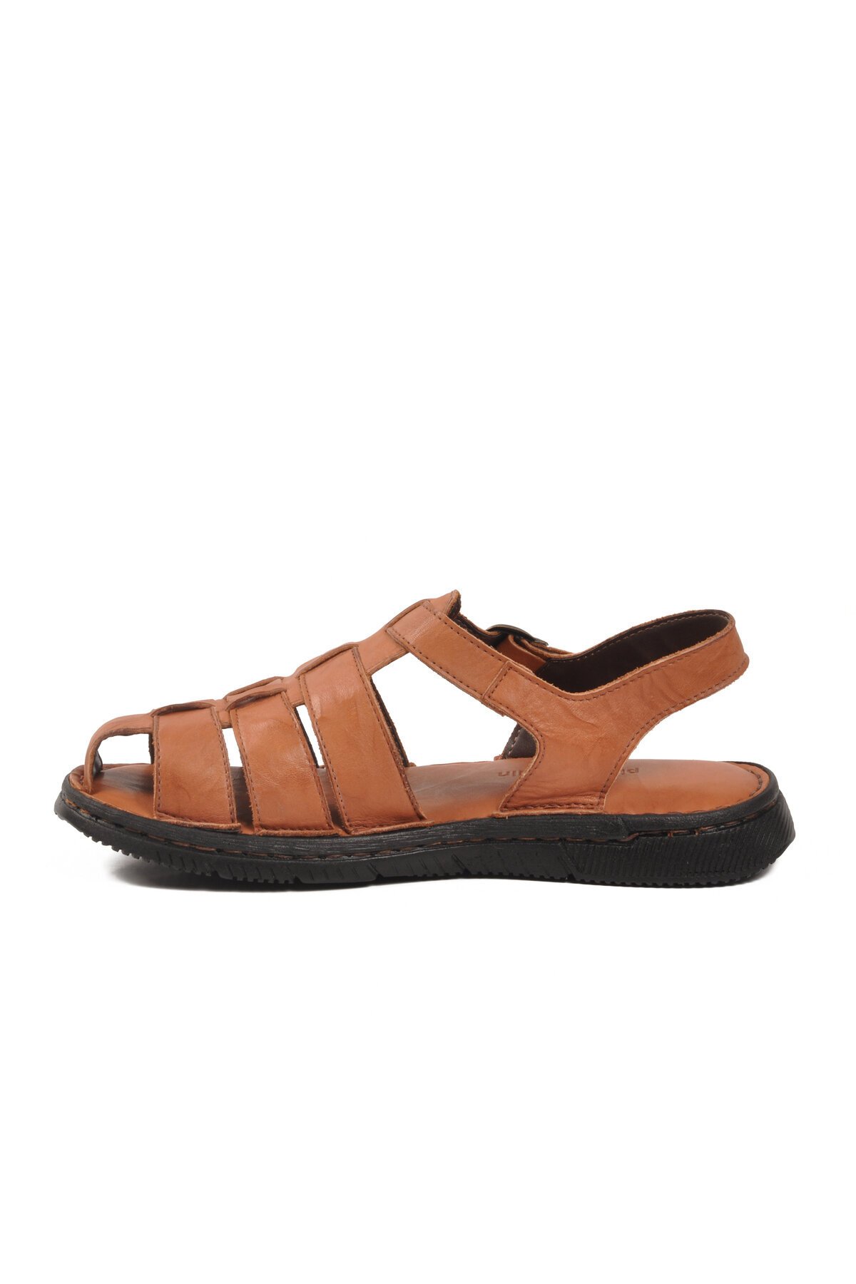 Taba Hakiki Deri Erkek Sandalet PC-7462 M
