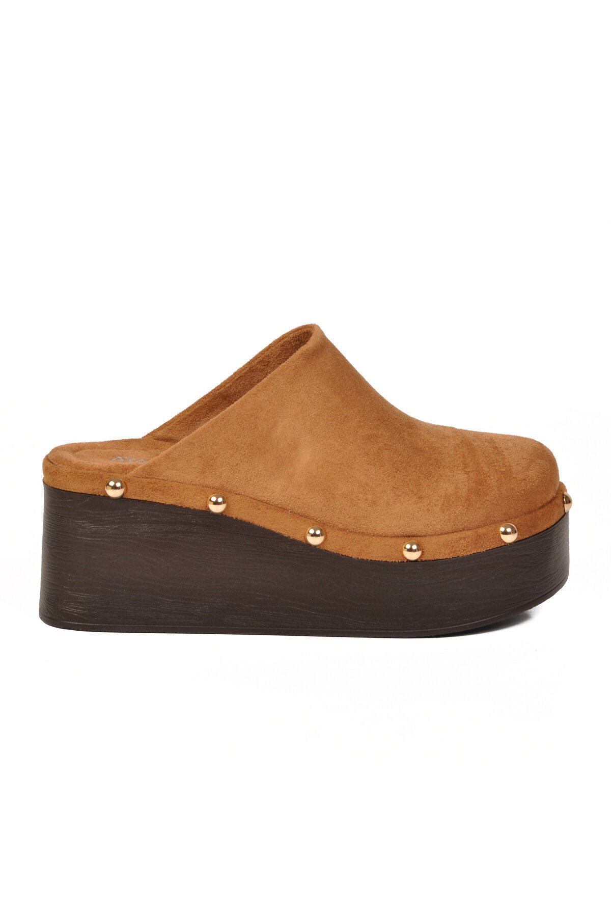 Taba Yüksek tabanlı Tekstil Kadın Terlik 322220 Z