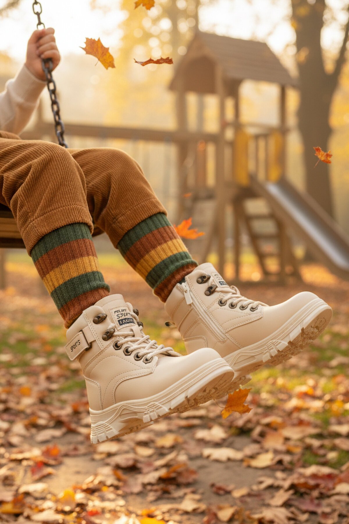Bej Unisex Çocuk Bot 24035 F