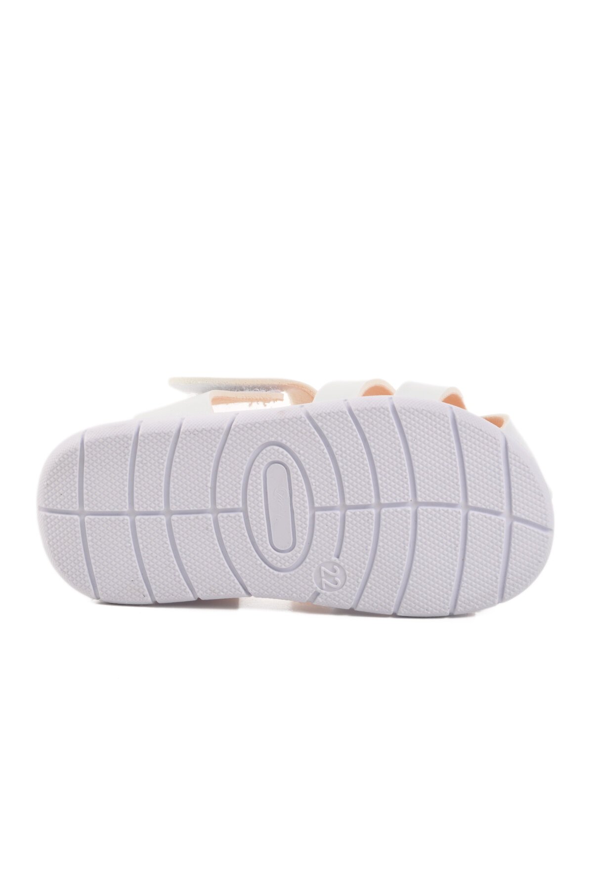 Beyaz Cırtlı Unisex Çocuk Sandalet BN-1245 B