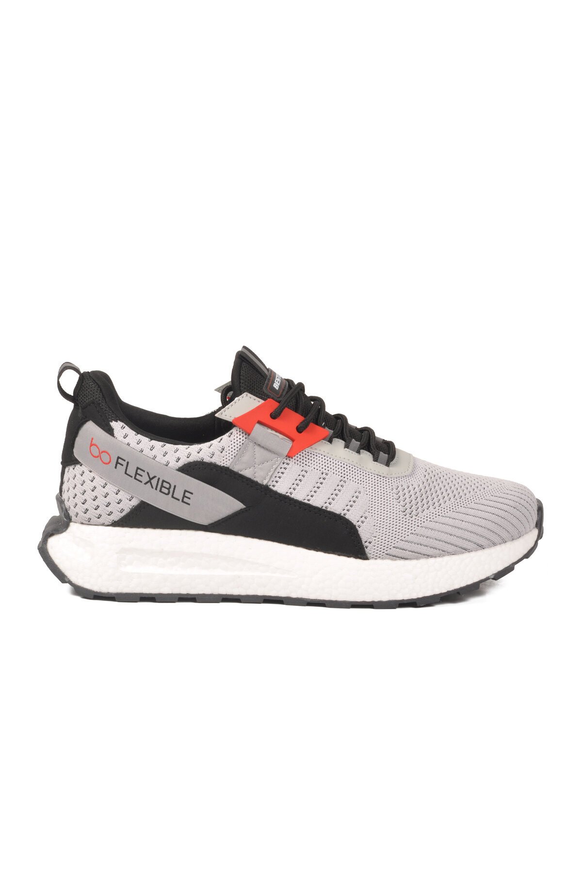 Buz-Gri Triko Erkek Spor Ayakkabı Bst-654 M