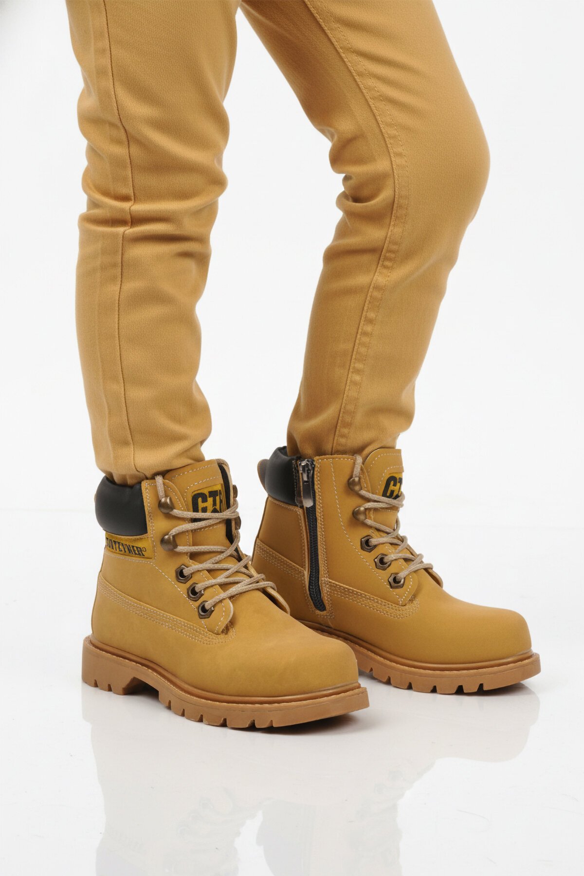 Camel Nubuk Bağcıklı Unisex Bot 921 F