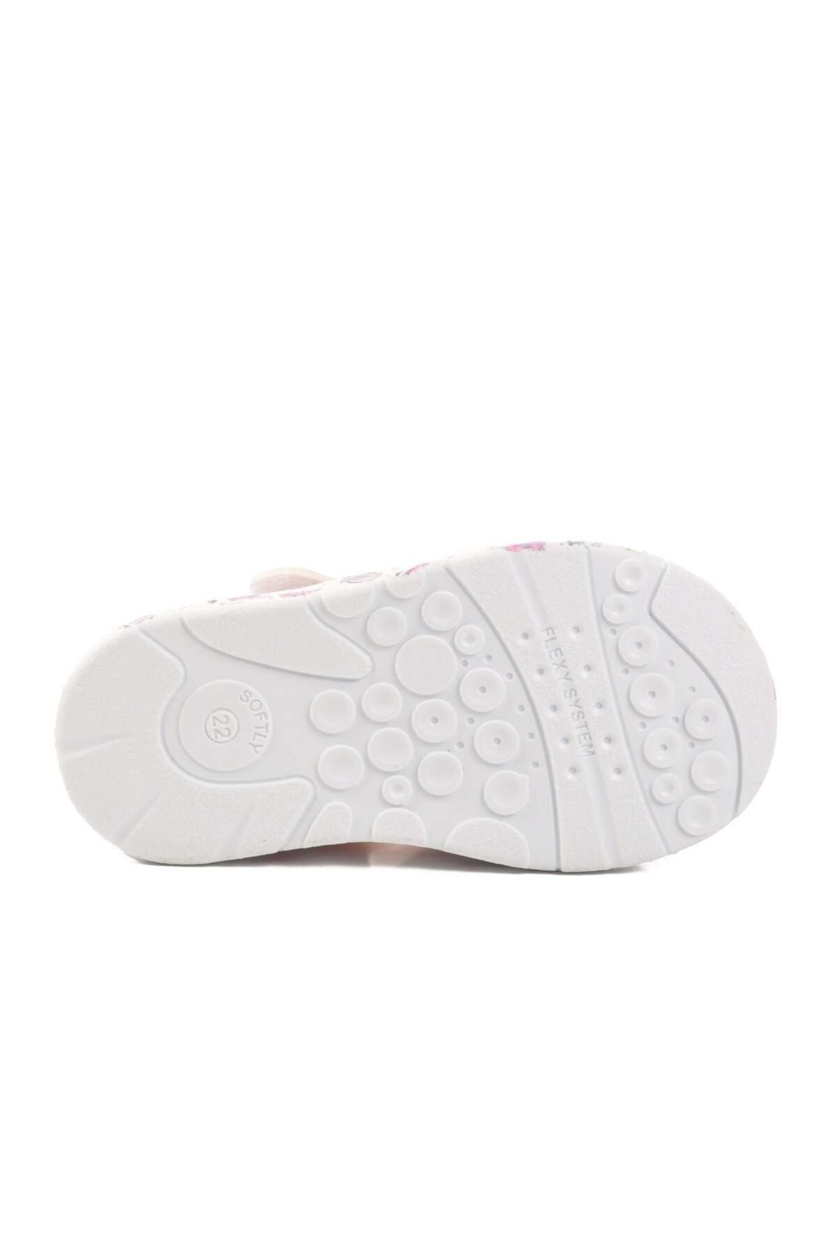 Pudra Cırtlı Kız Çocuk Sandalet BN-1409 B