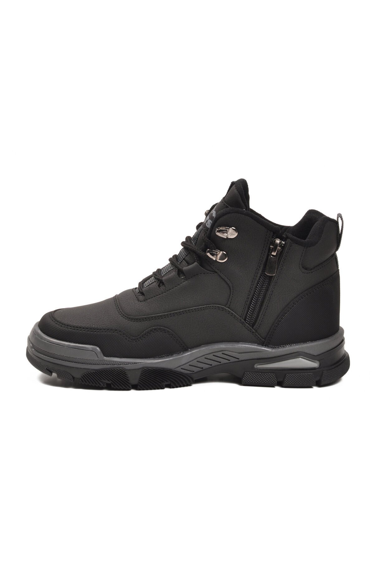 Siyah-Gri Polarlı Unisex Outdoor Bot 444 G