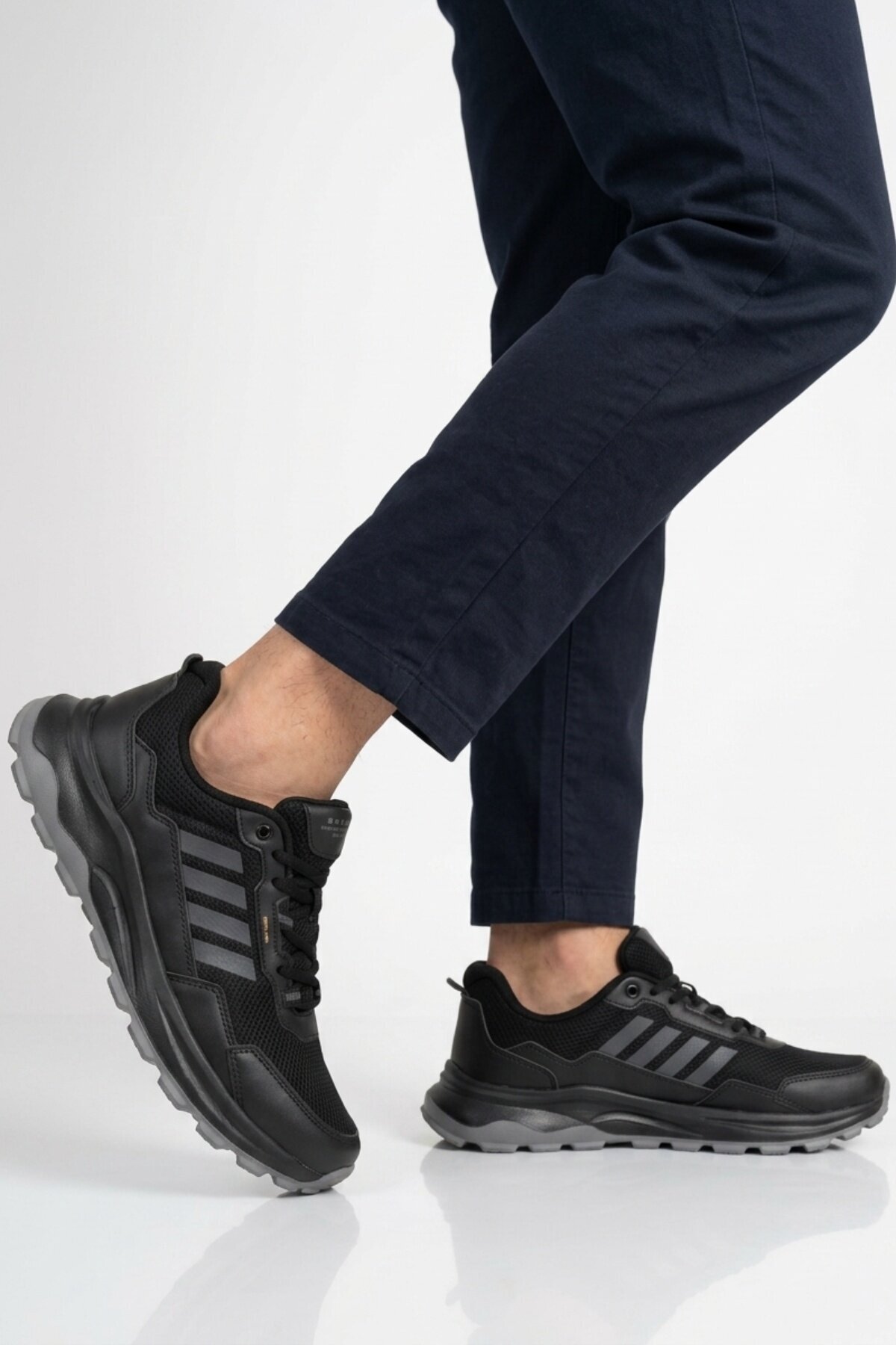 Siyah Hafif Rahat Taban Erkek Sneaker BST-2045 M