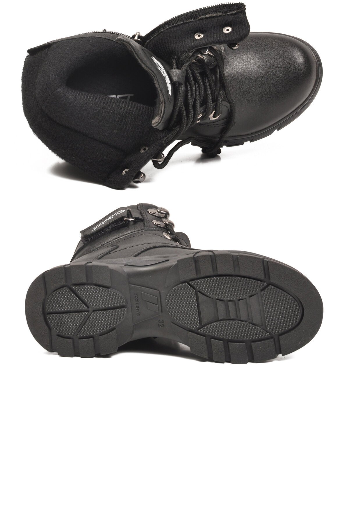 Siyah Unisex Çocuk Bot 24035 F