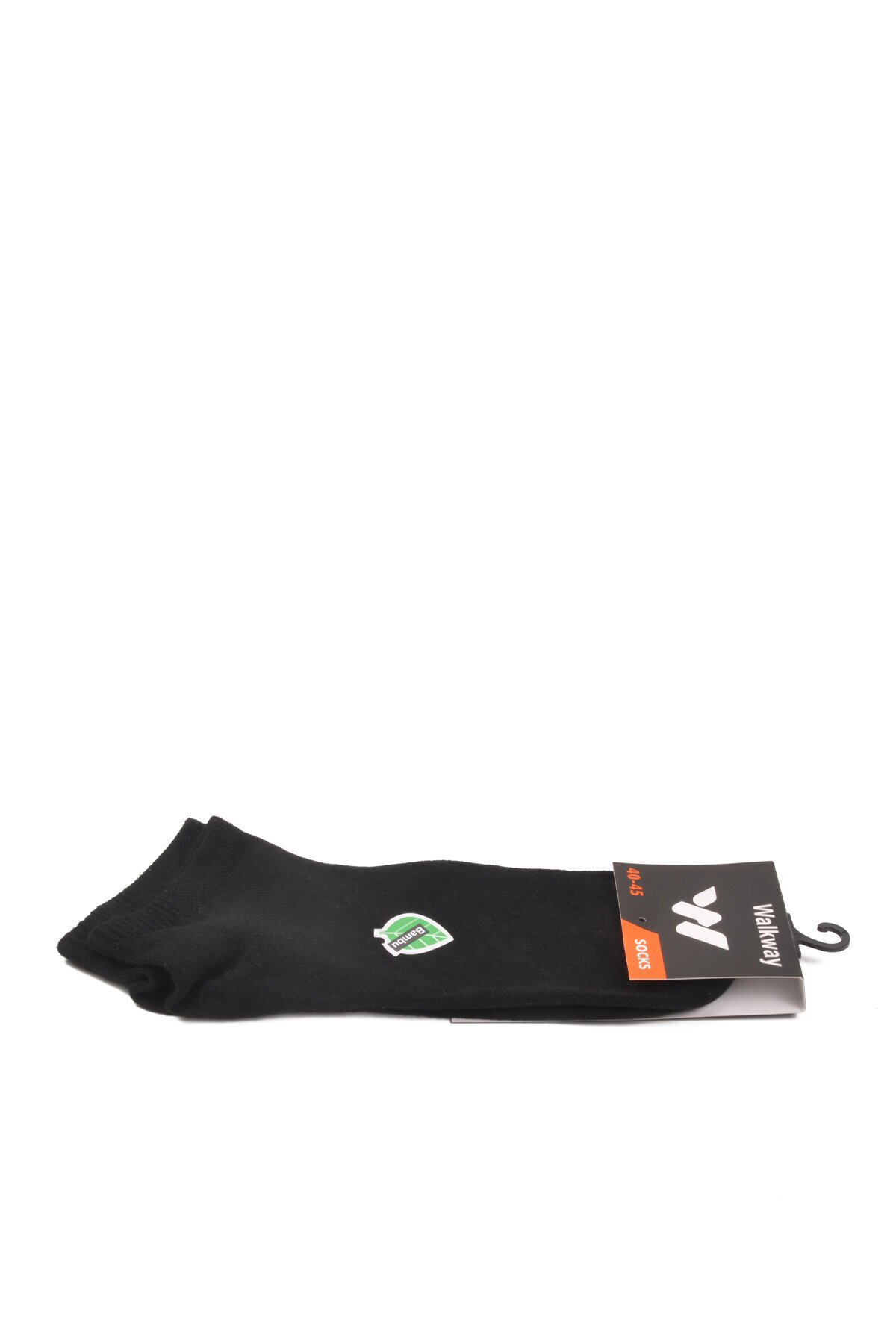 Siyah Unisex Bambu Patik Çorap BMB-2183 