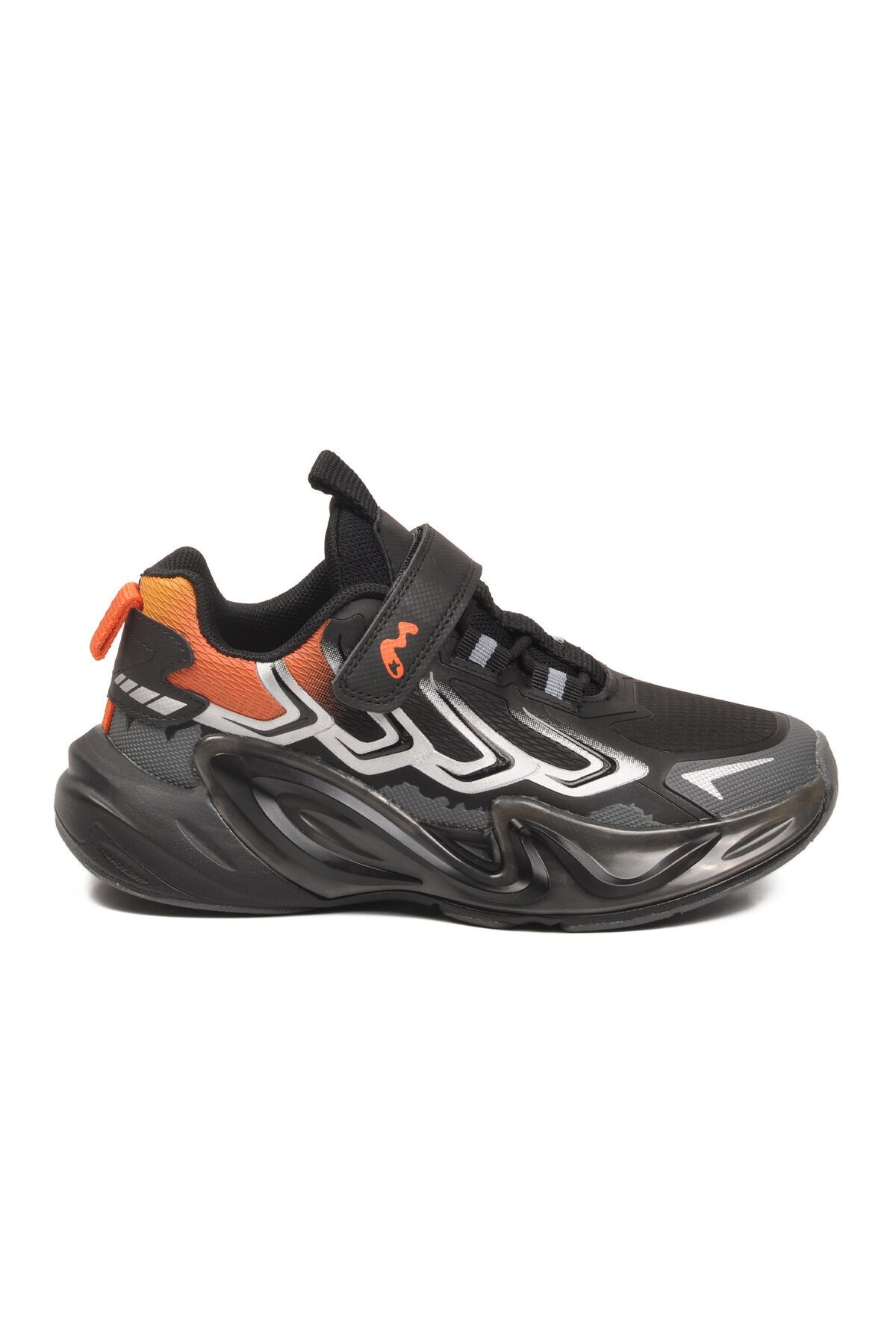 Siyah-Turuncu Erkek Çocuk Spor Ayakkabı 161-T5440210 F
