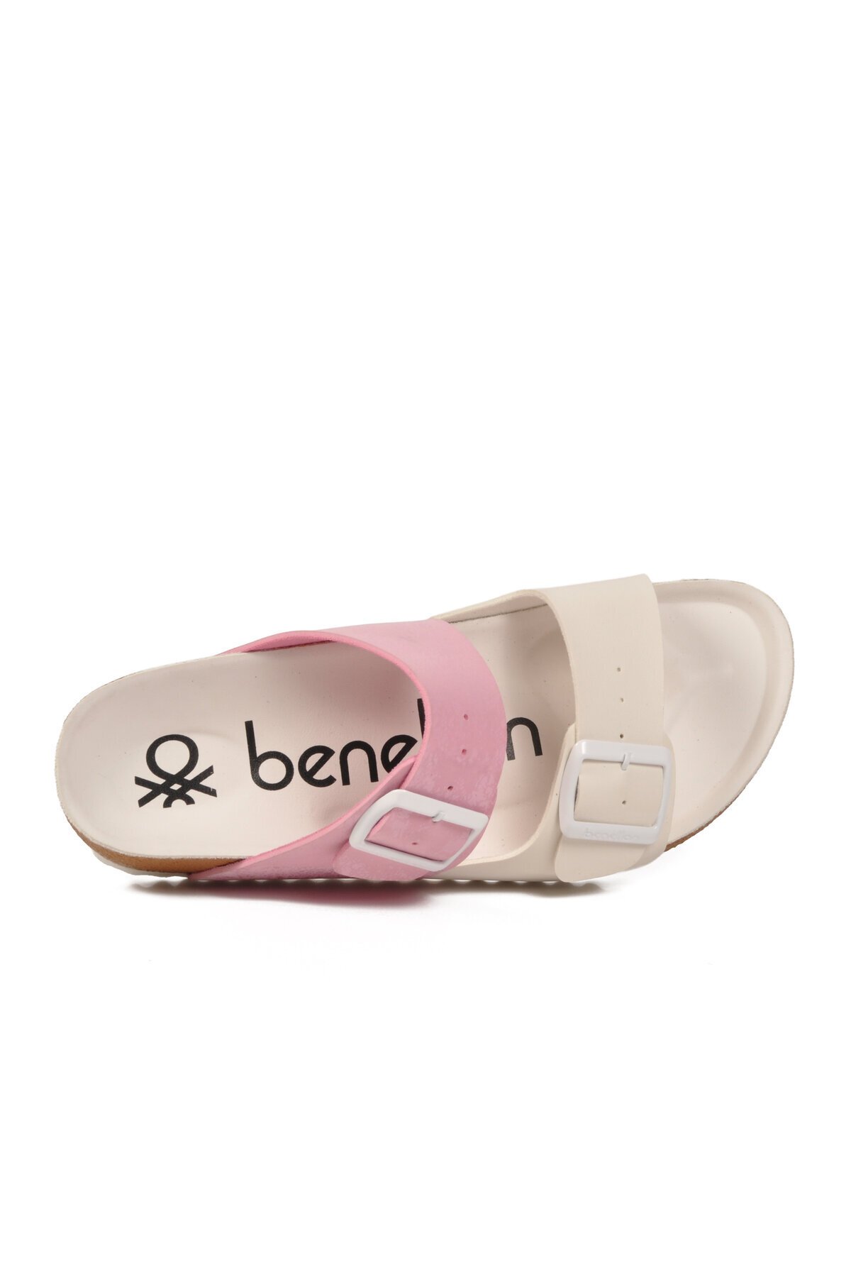 Beyaz-Pembe Kadın Terlik BN-1451 Z