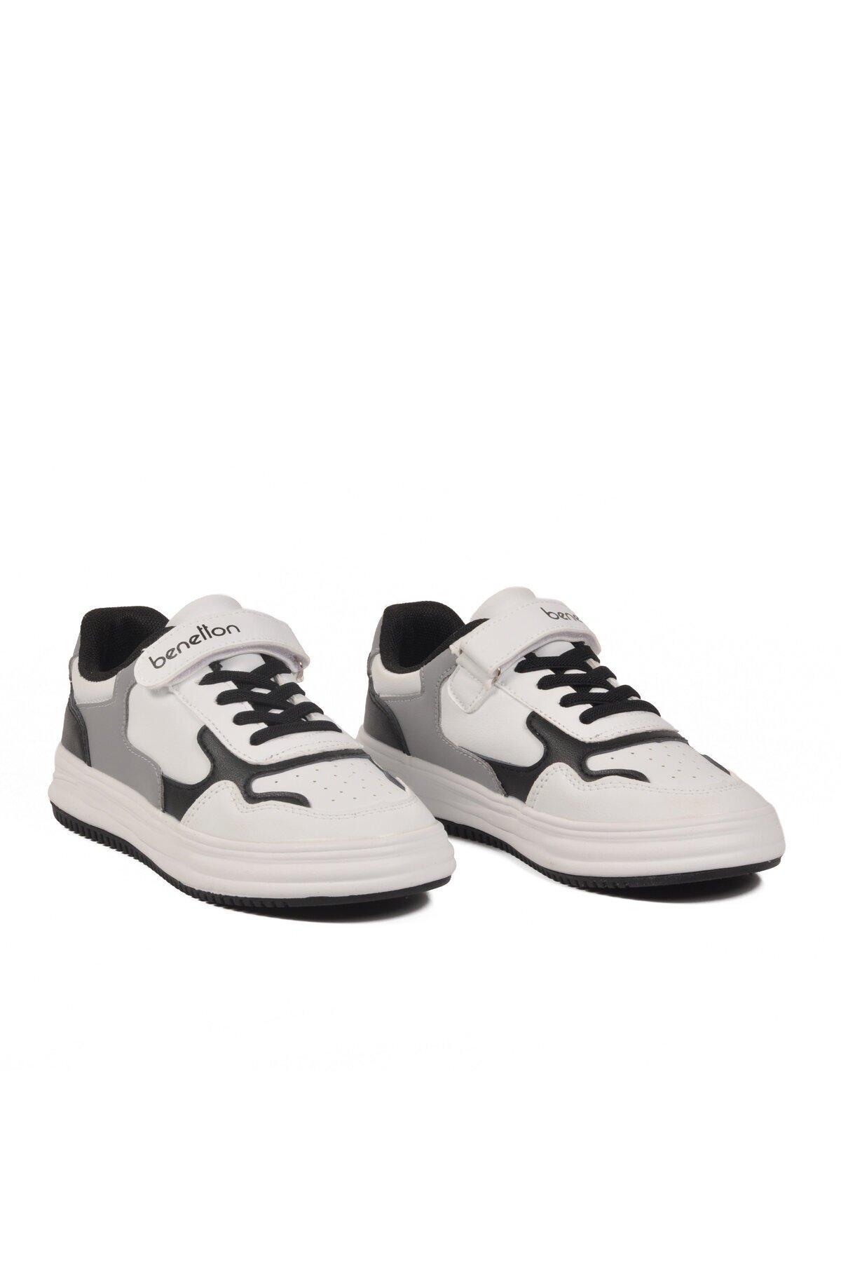 Beyaz-Siyah Unisex Çocuk Spor Ayakkabı BNI-10020 F