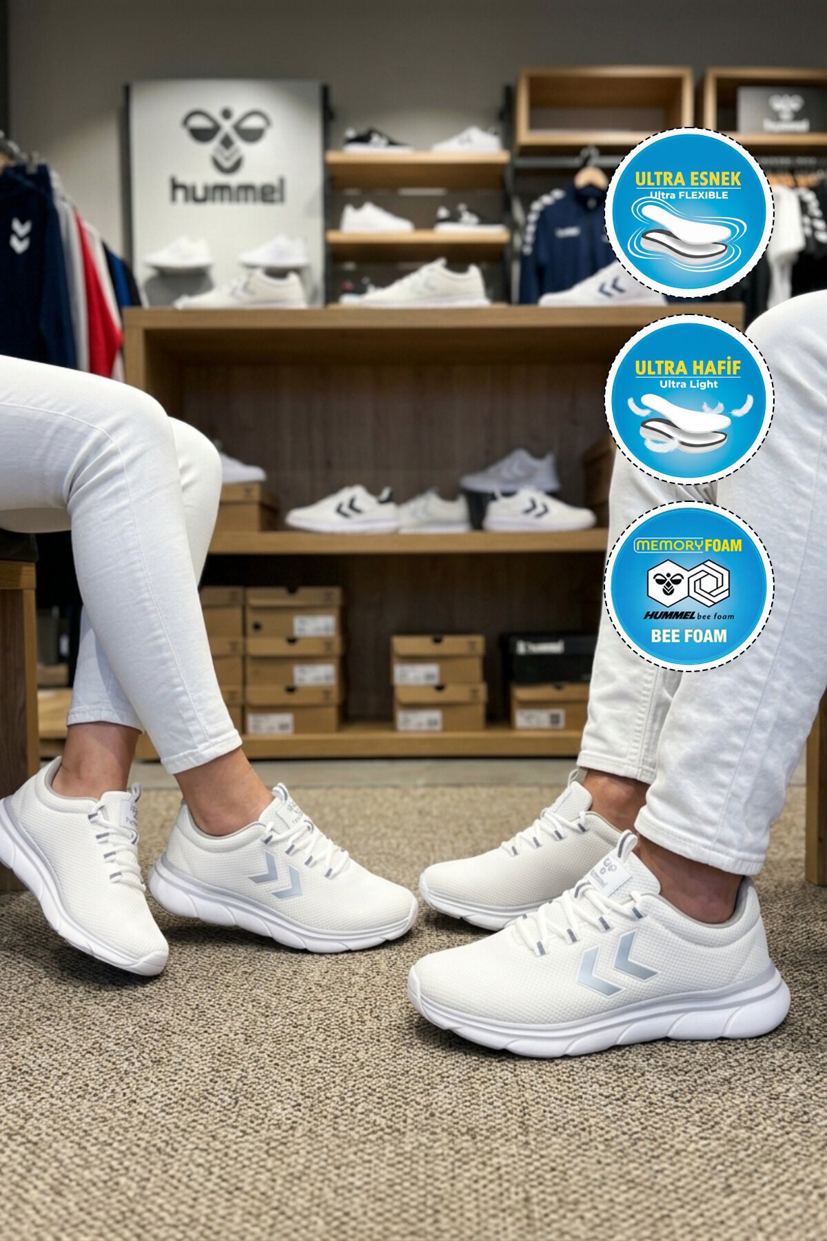 Beyaz Unisex Spor Ayakkabı 900899 Hml Tyro II
