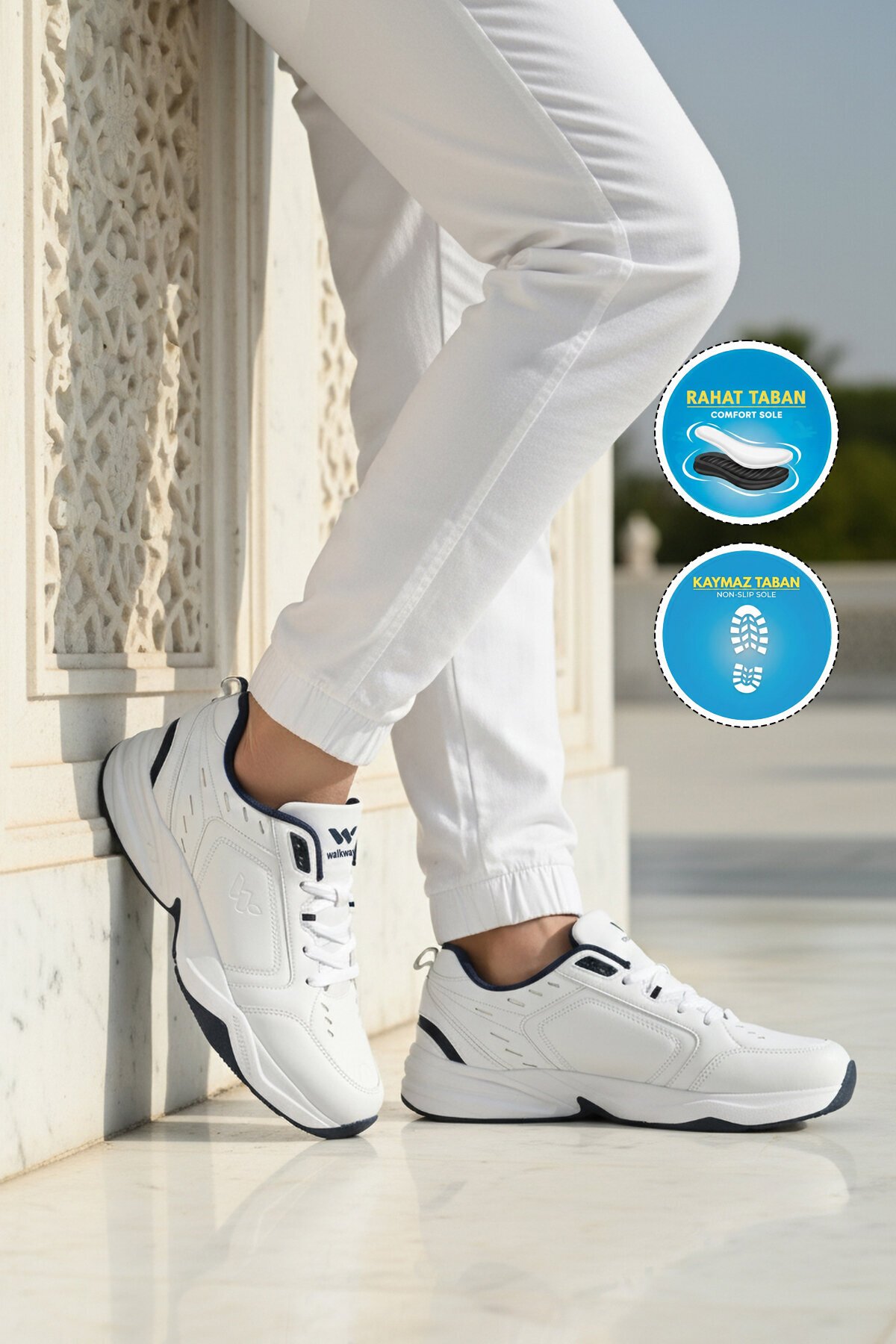 Buz-Lacivert Comfort Taban Erkek Spor Ayakkabı Erya-2041 M