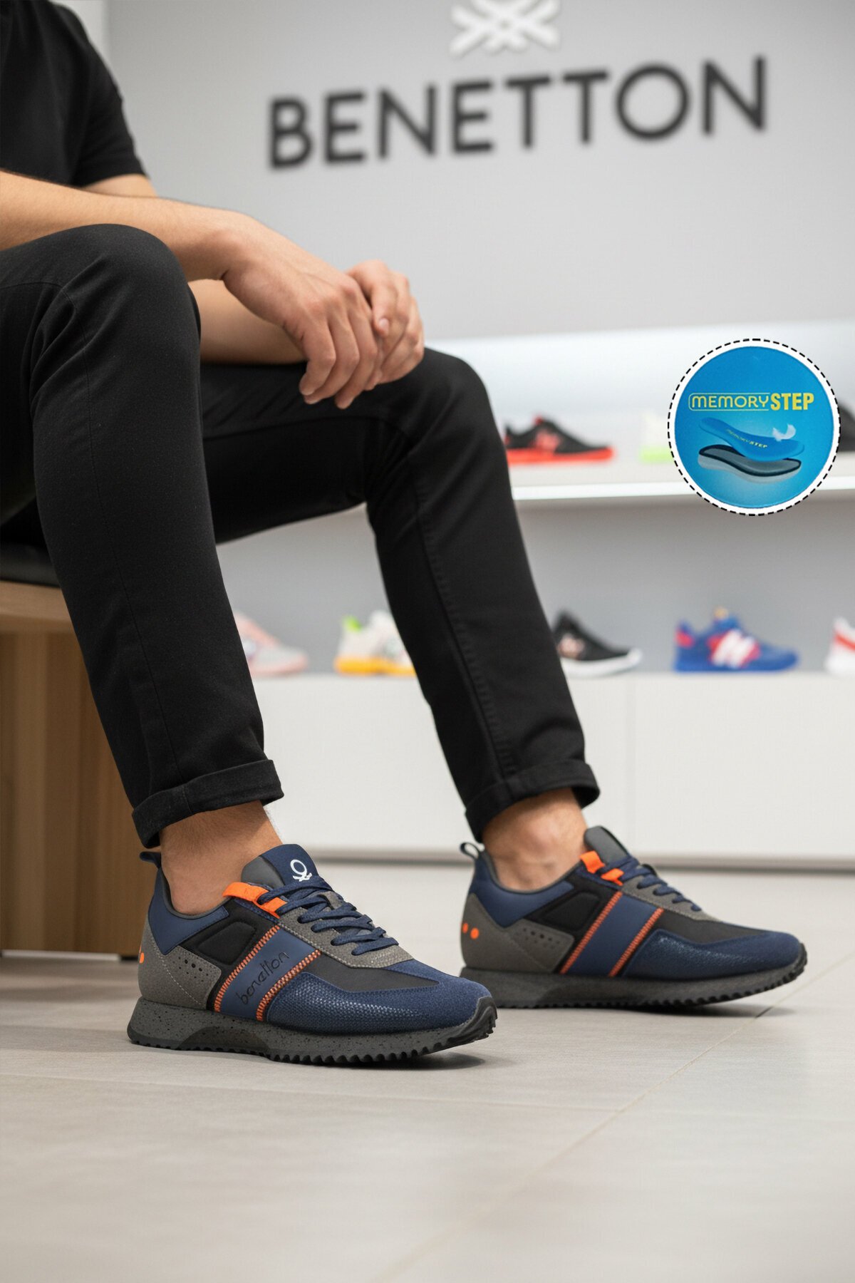 Lacivert Erkek Spor Ayakkabı BNI-12114 M