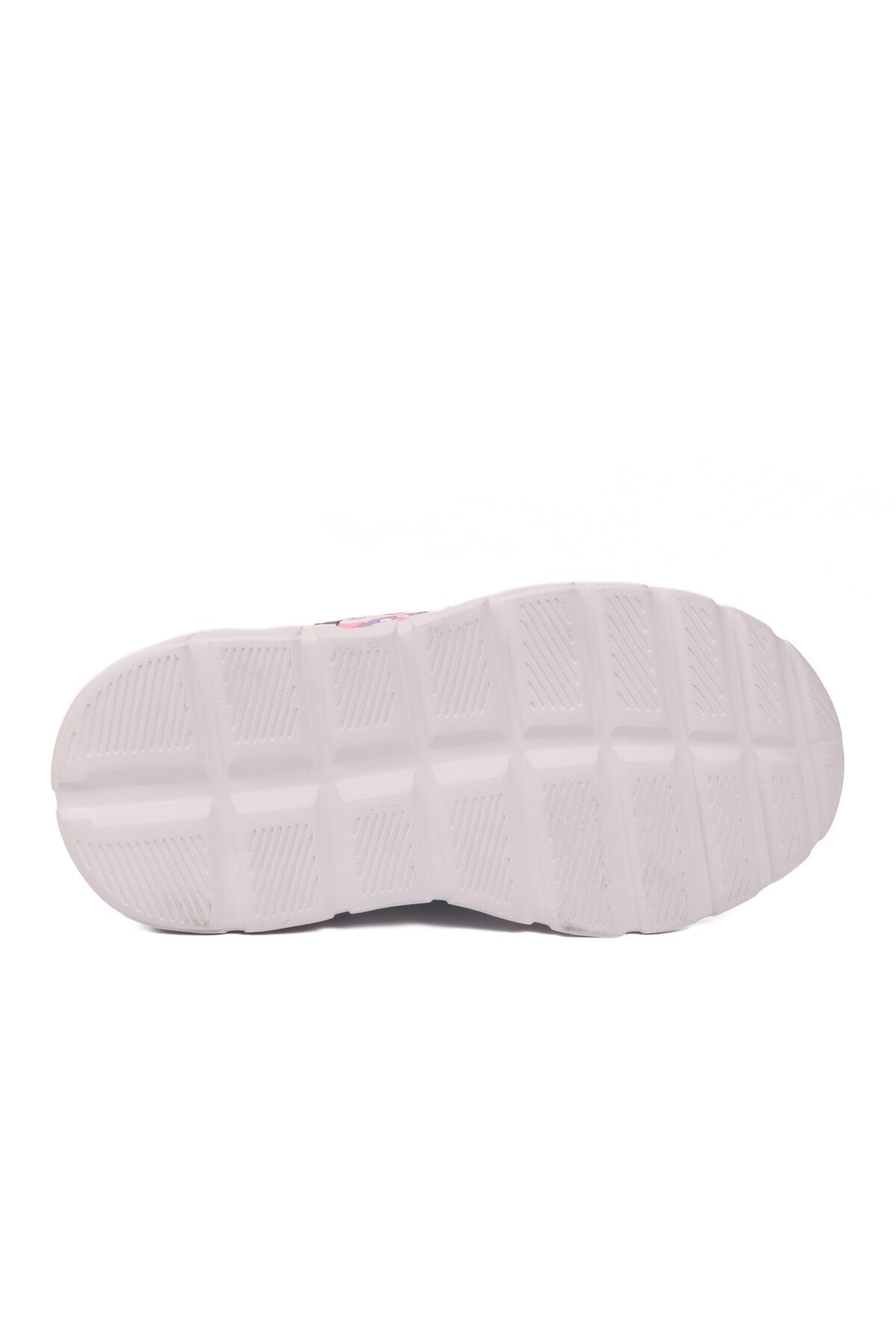 Pudra Simli-Mor Işıklı Hafif Kız Çocuk Spor Ayakkabı 1015 P