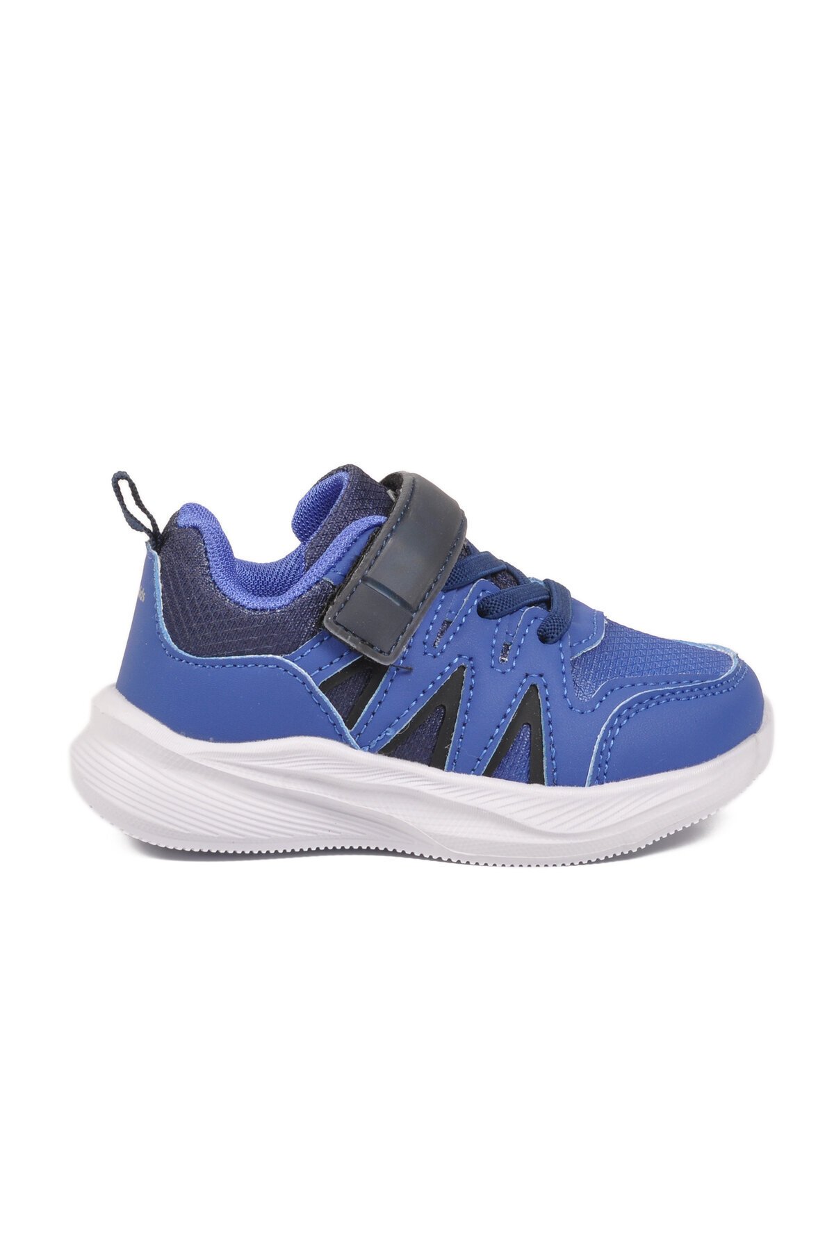 Saks Mavi Cırtlı Bebek Spor Ayakkabı 26Y905 B