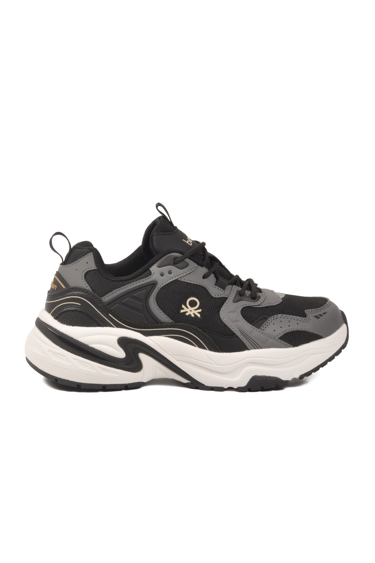 Siyah-Beyaz Unisex Spor Ayakkabı BNI-12089 M