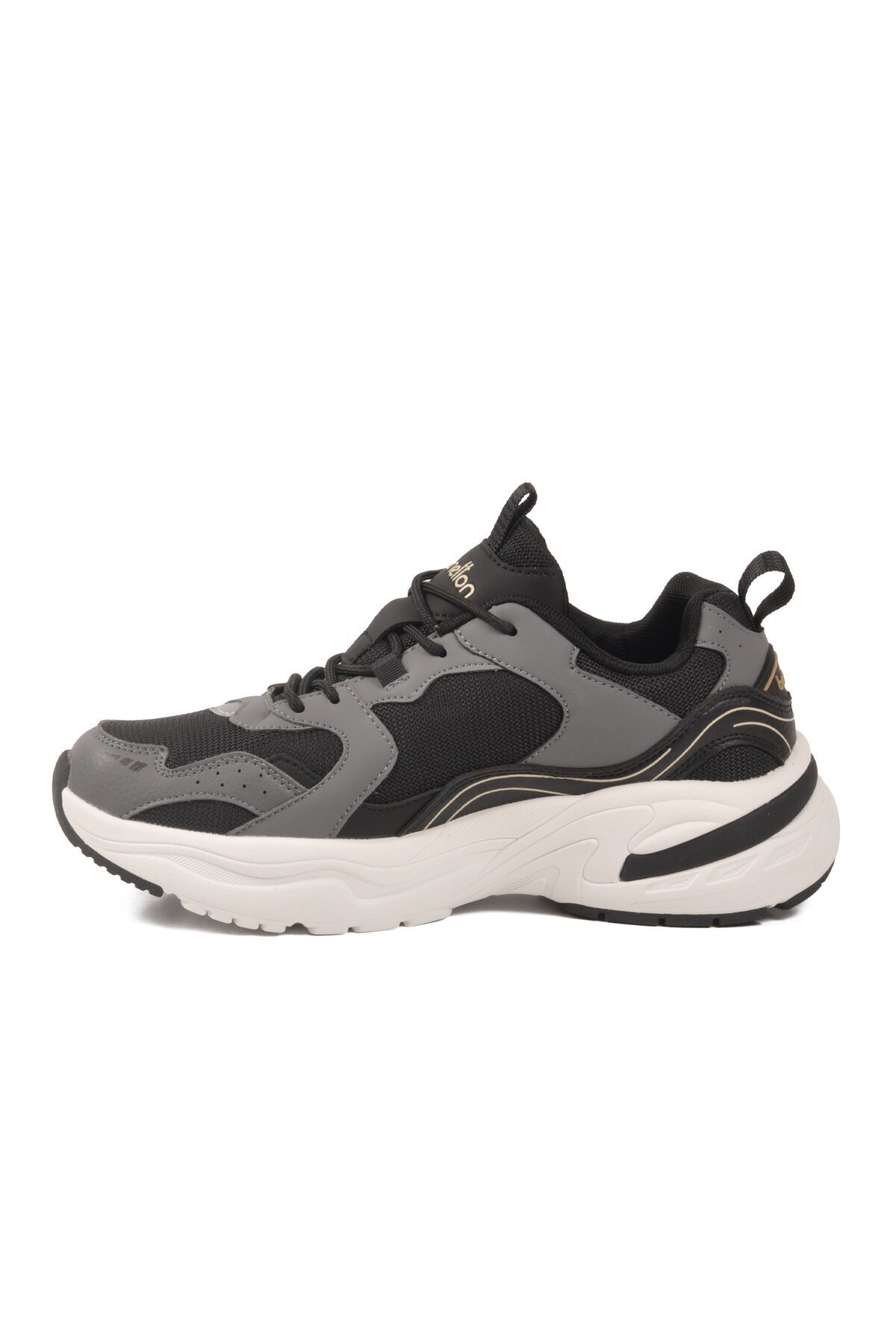 Siyah-Beyaz Unisex Spor Ayakkabı BNI-12089 M