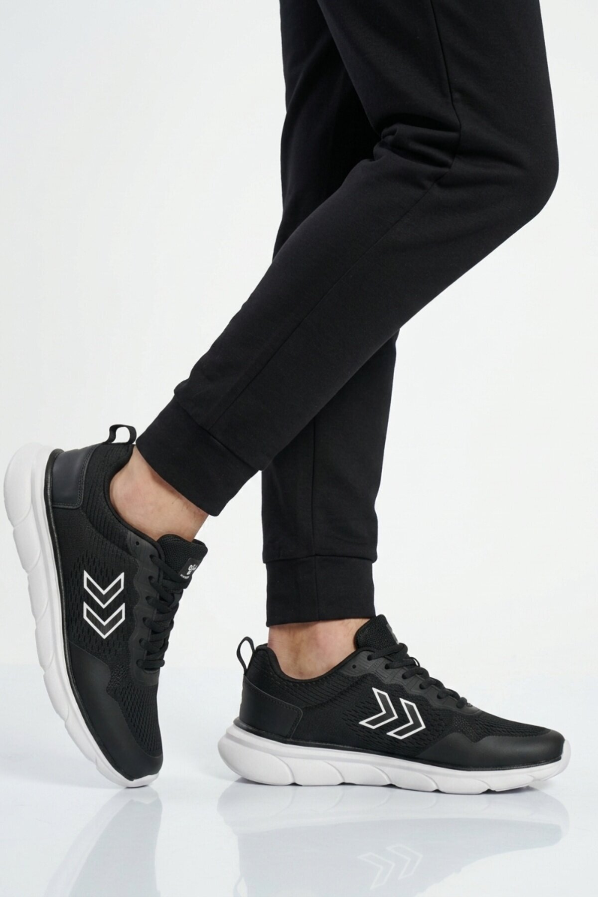 Siyah Hafif Rahat Esnek Unisex Spor Ayakkabı 900882 Degas II