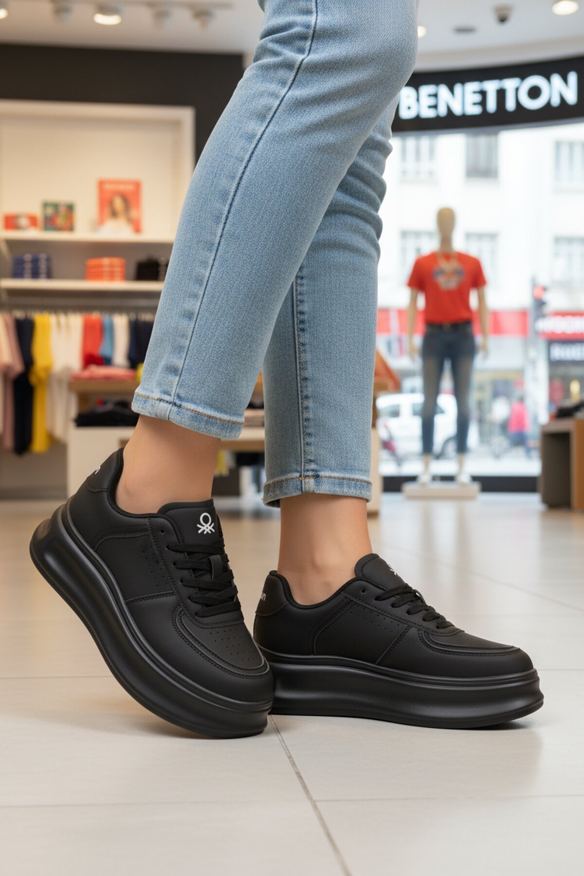 Siyah Unisex Spor Ayakkabı BN-12156 G