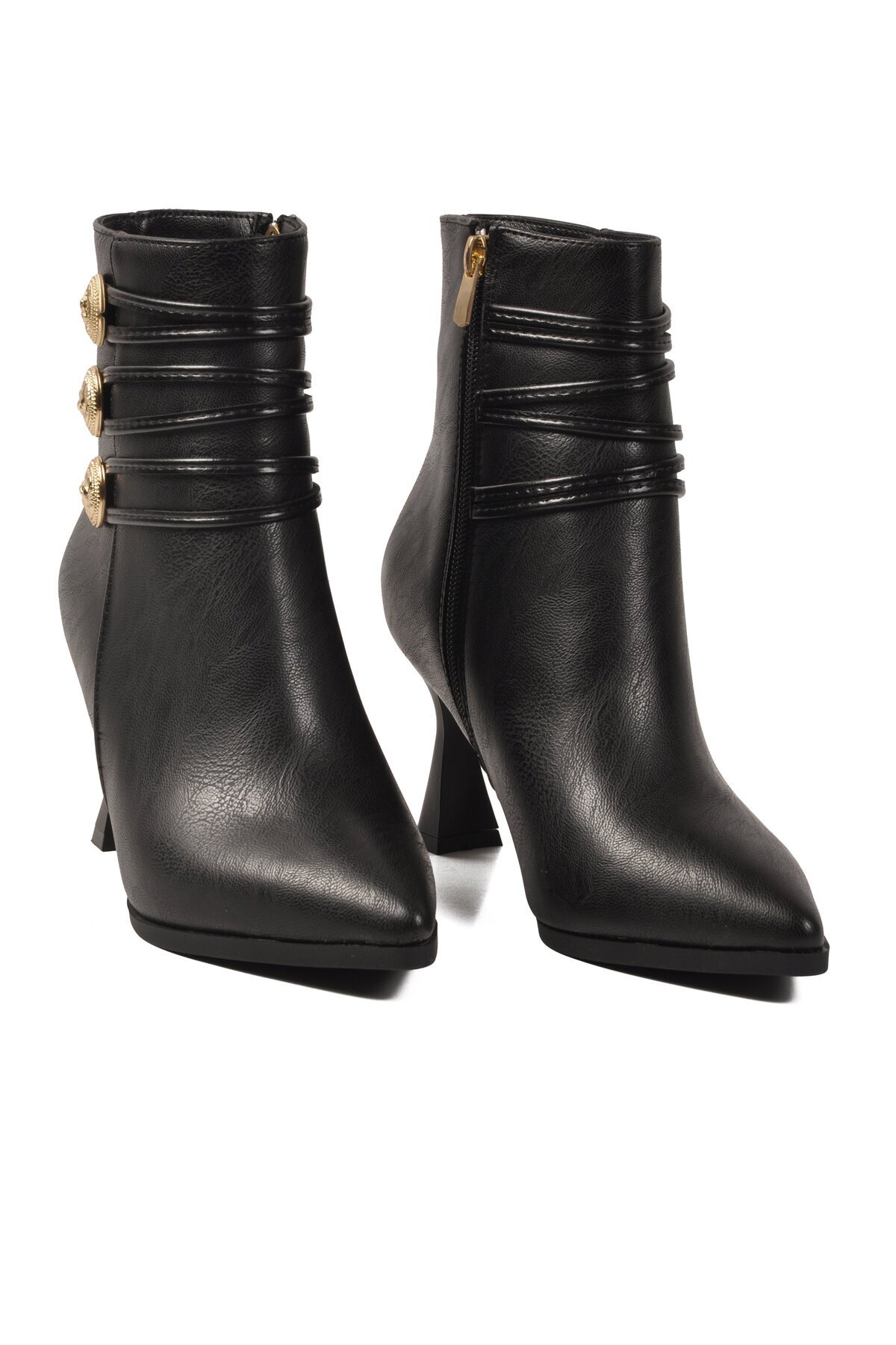 Siyah Kadın Topuklu Bot 9652003 Z