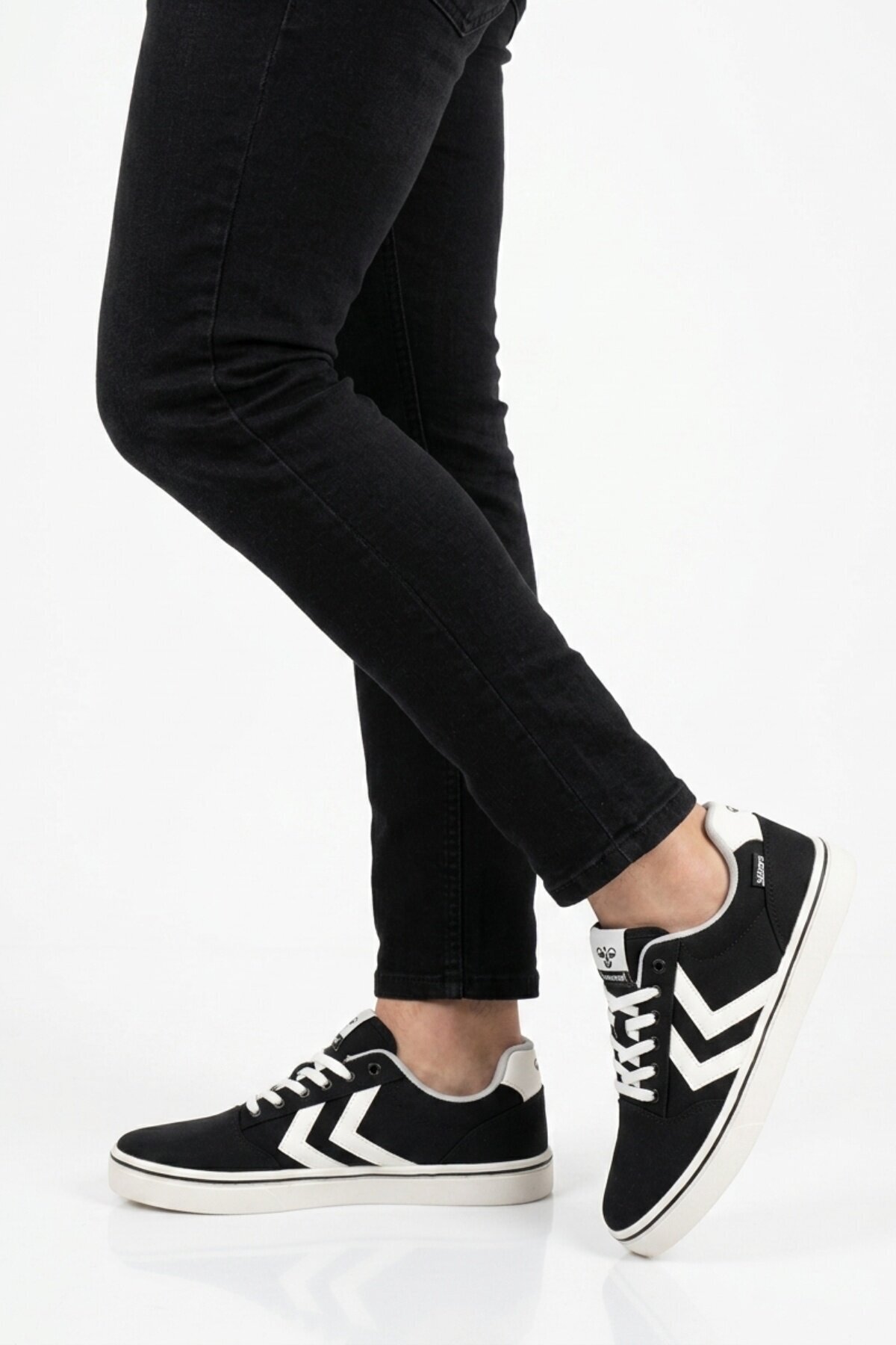 Siyah Keten Hafif Rahat Unisex Spor Ayakkabı 900873 Hml Wivo II