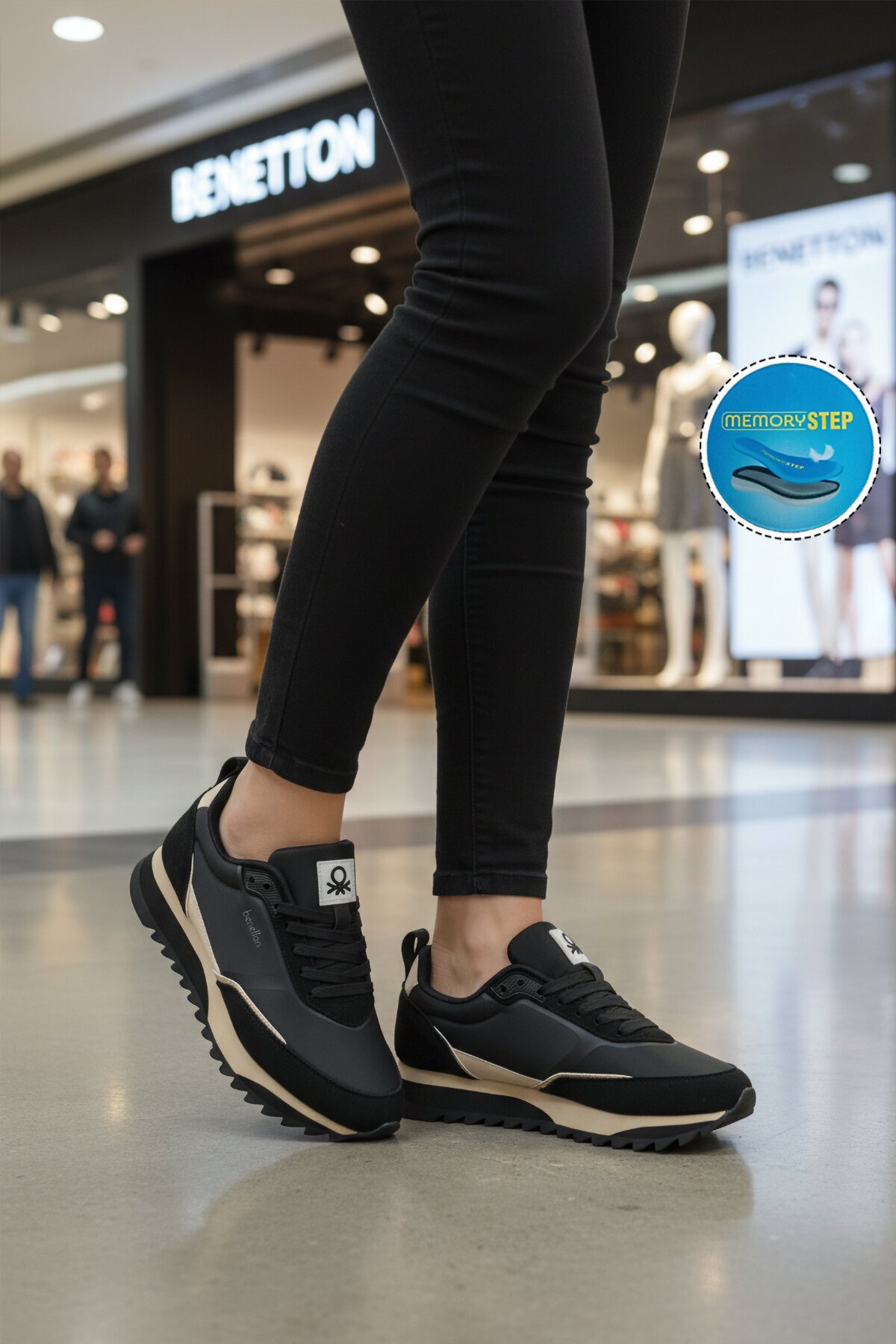Siyah Unisex Spor Ayakkabı BNI-11133 G