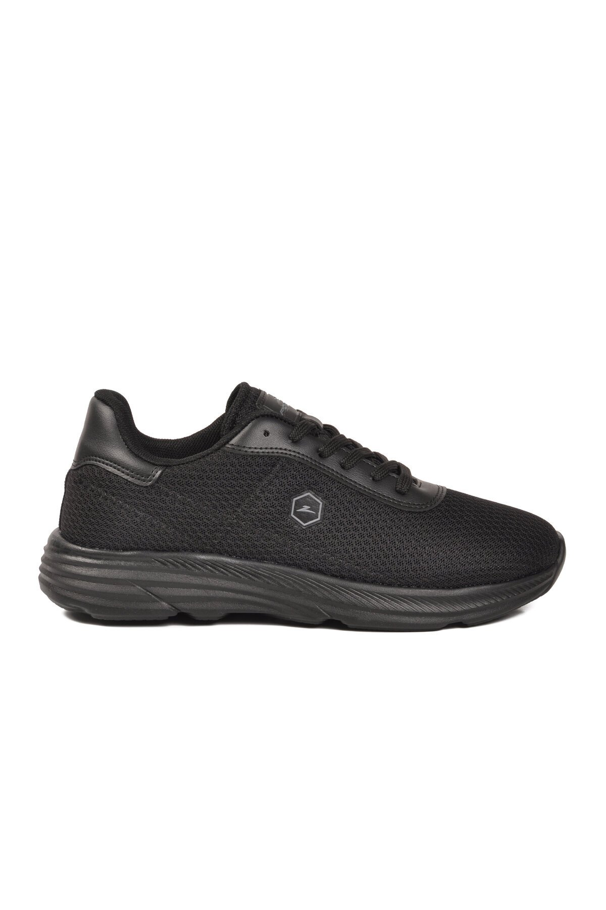 Siyah Fileli Rahat Hafif Unisex Spor Ayakkabı 26102 M