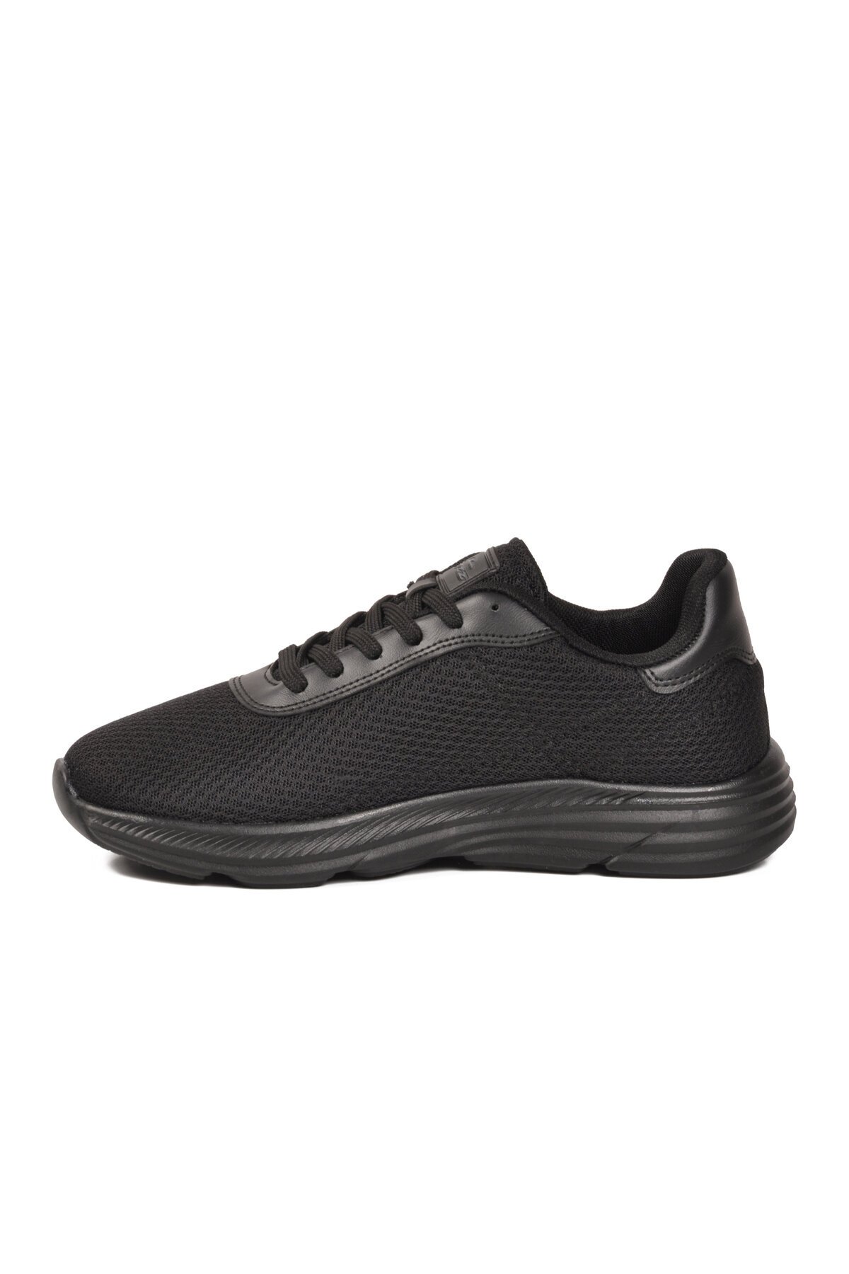 Siyah Fileli Rahat Hafif Unisex Spor Ayakkabı 26102 M