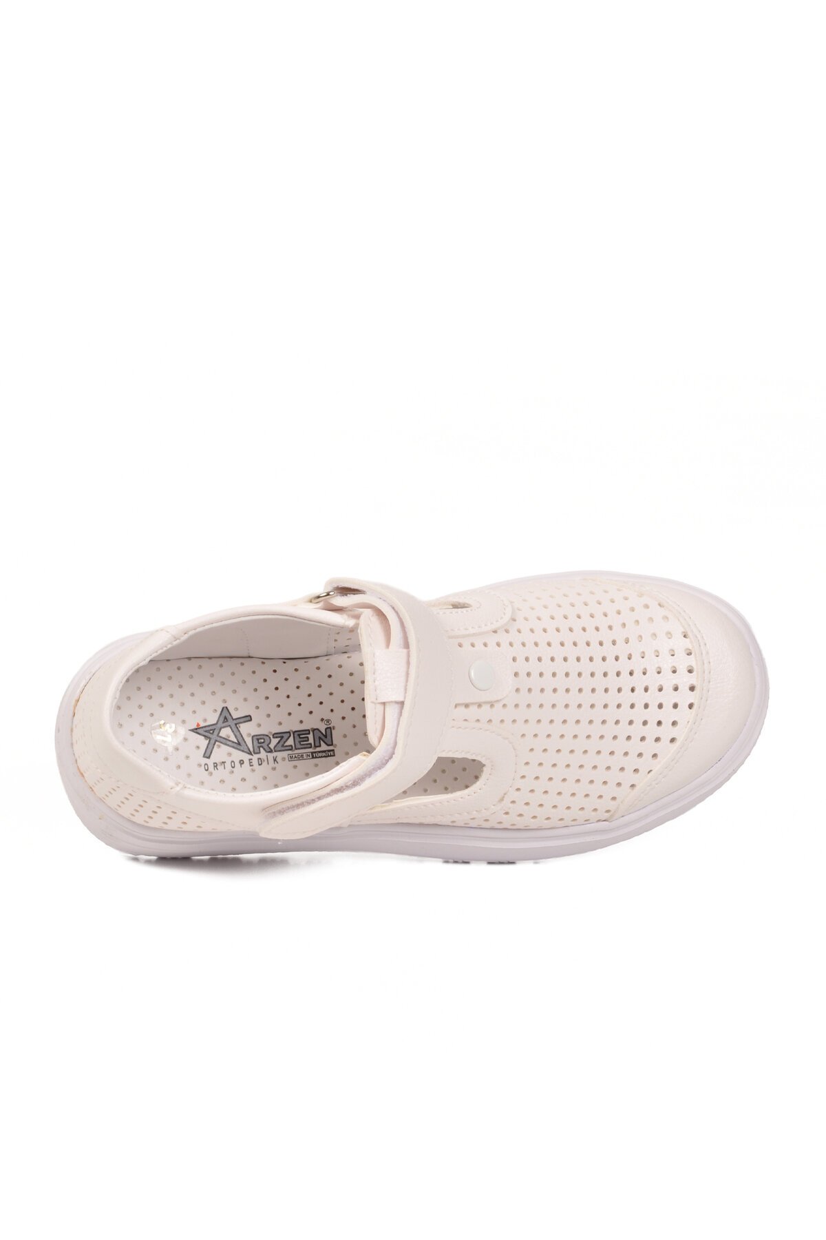 Beyaz Ortopedik Unisex Çocuk Sandalet Arz 3000 F