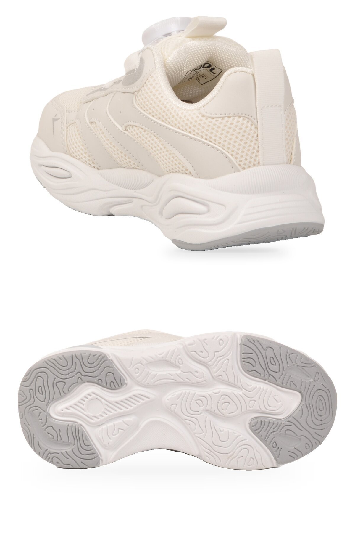 Beyaz Akıllı Bağcıklı Fileli Erkek Çocuk Spor Ayakkabı Sneaker Frank P
