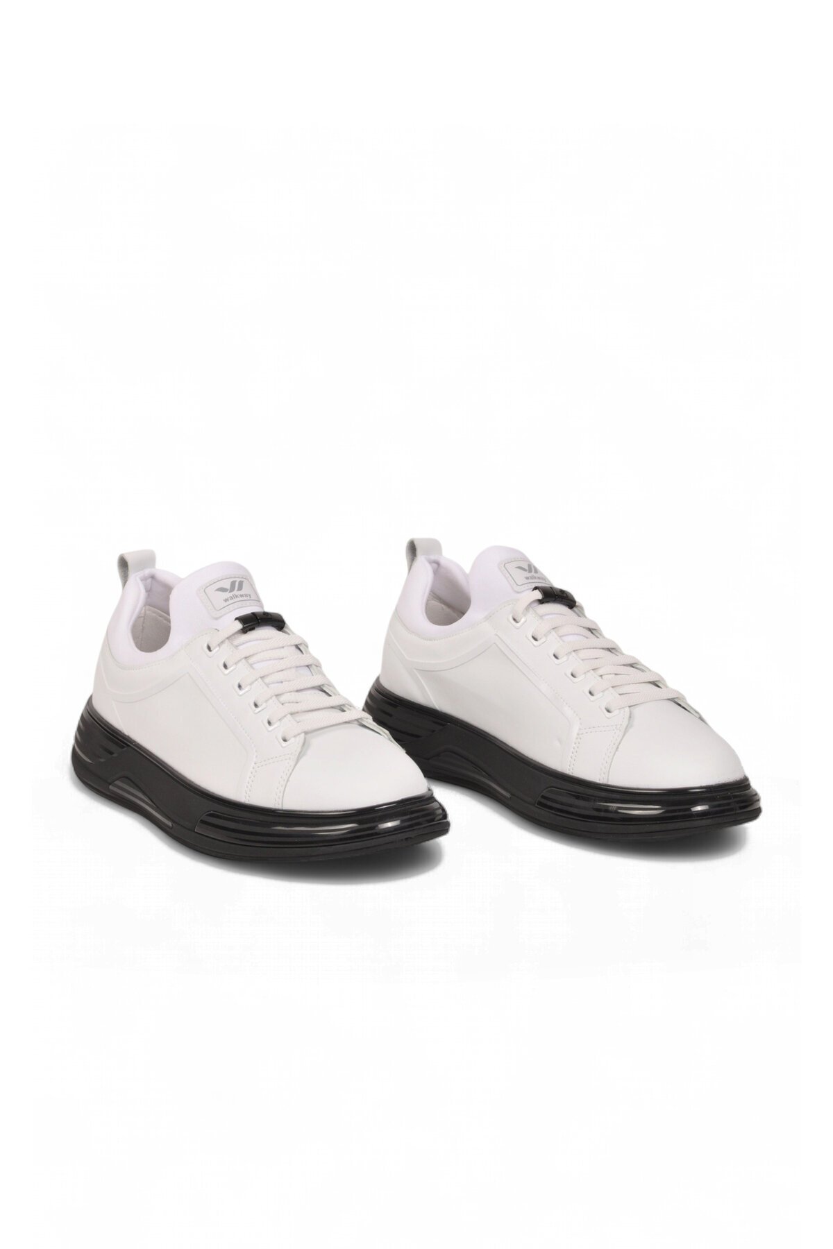 Erkek Bağcıklı Kalın Rahat Konfor Taban Beyaz Yürüyüş ve Spor Ayakkabı Sneaker Ignite