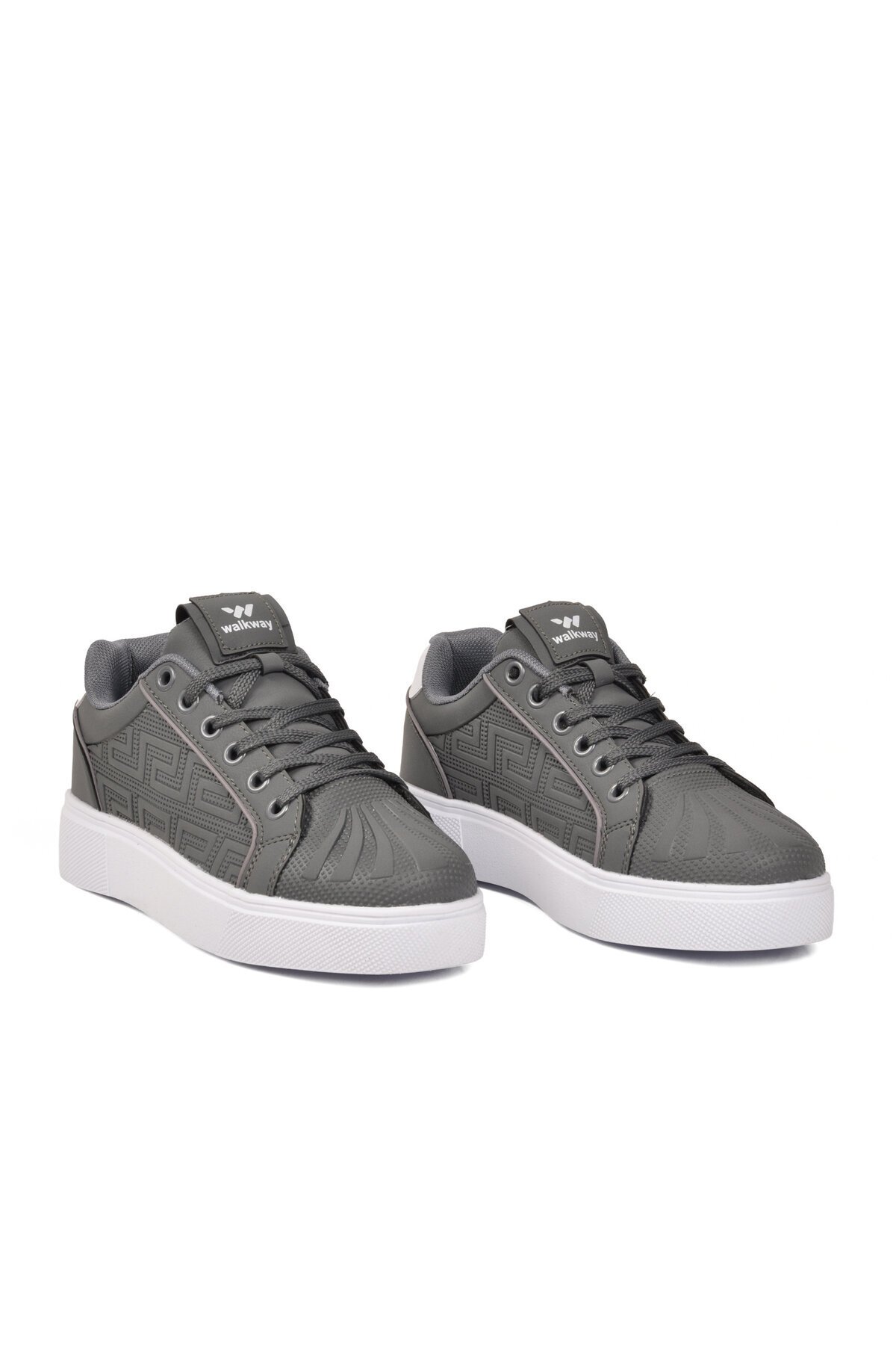 Unisex Bağcıklı Kalın Taban Spor Ayakkabı Füme Şık Rahat Casual Ayakkabı Sneaker 26201