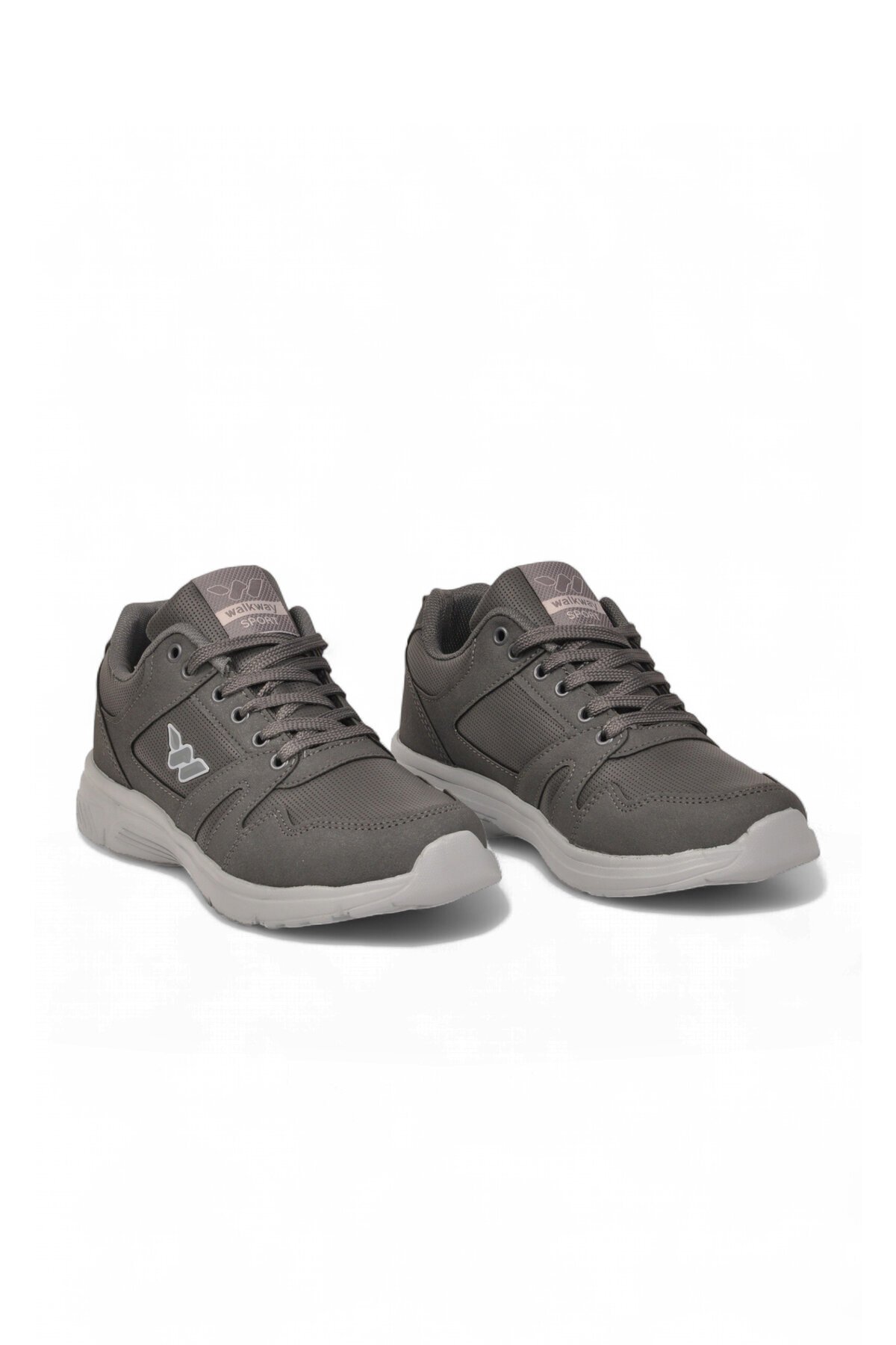 Bağcıklı Cilt Füme Hafif Rahat Taban Esnek Unisex Yürüyüş ve Spor Ayakkabı Sneaker Core 020
