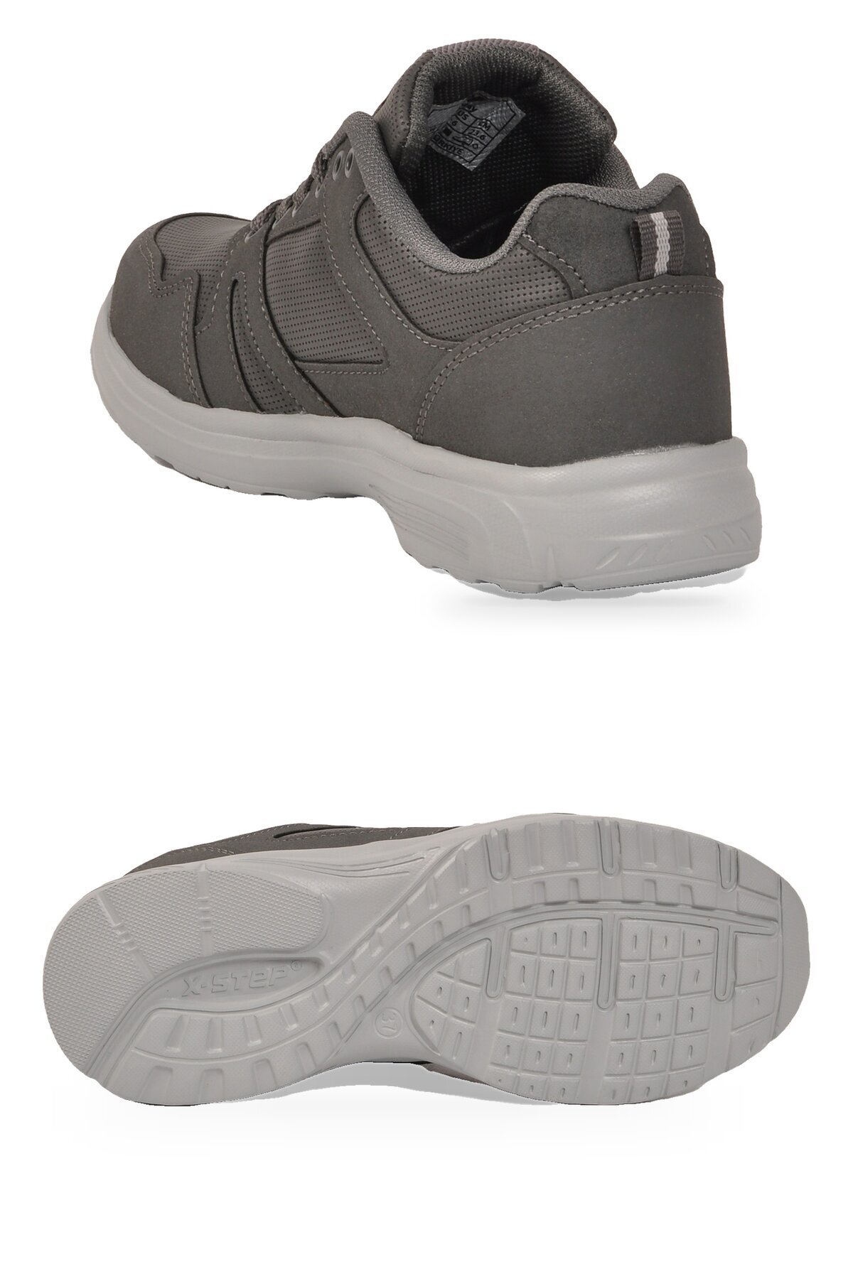 Bağcıklı Cilt Füme Hafif Rahat Taban Esnek Unisex Yürüyüş ve Spor Ayakkabı Sneaker Core 020