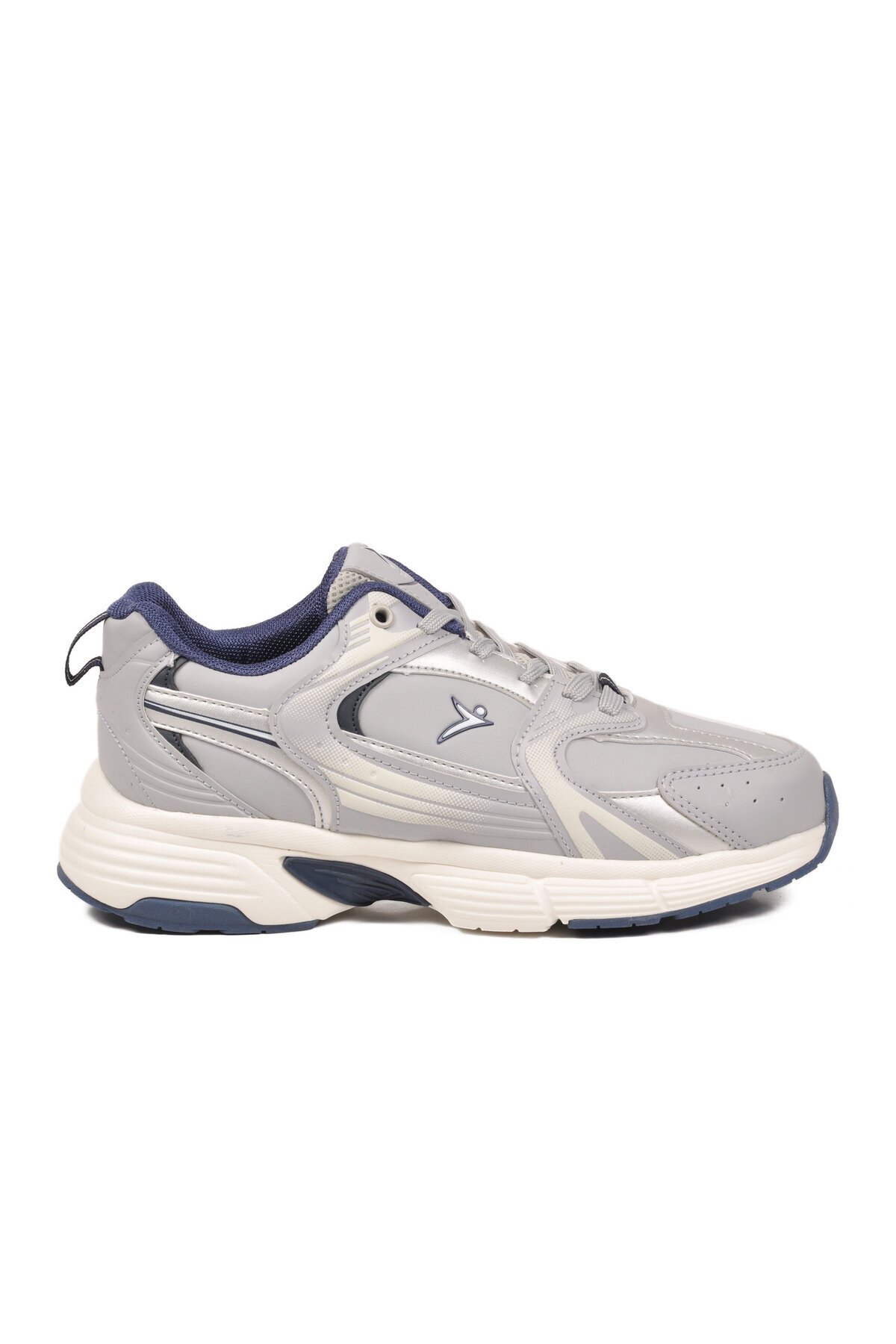 Bağcıklı Kalın Rahat Taban Gri Unisex Yürüyüş ve Spor Ayakkabı Sneaker Terra G