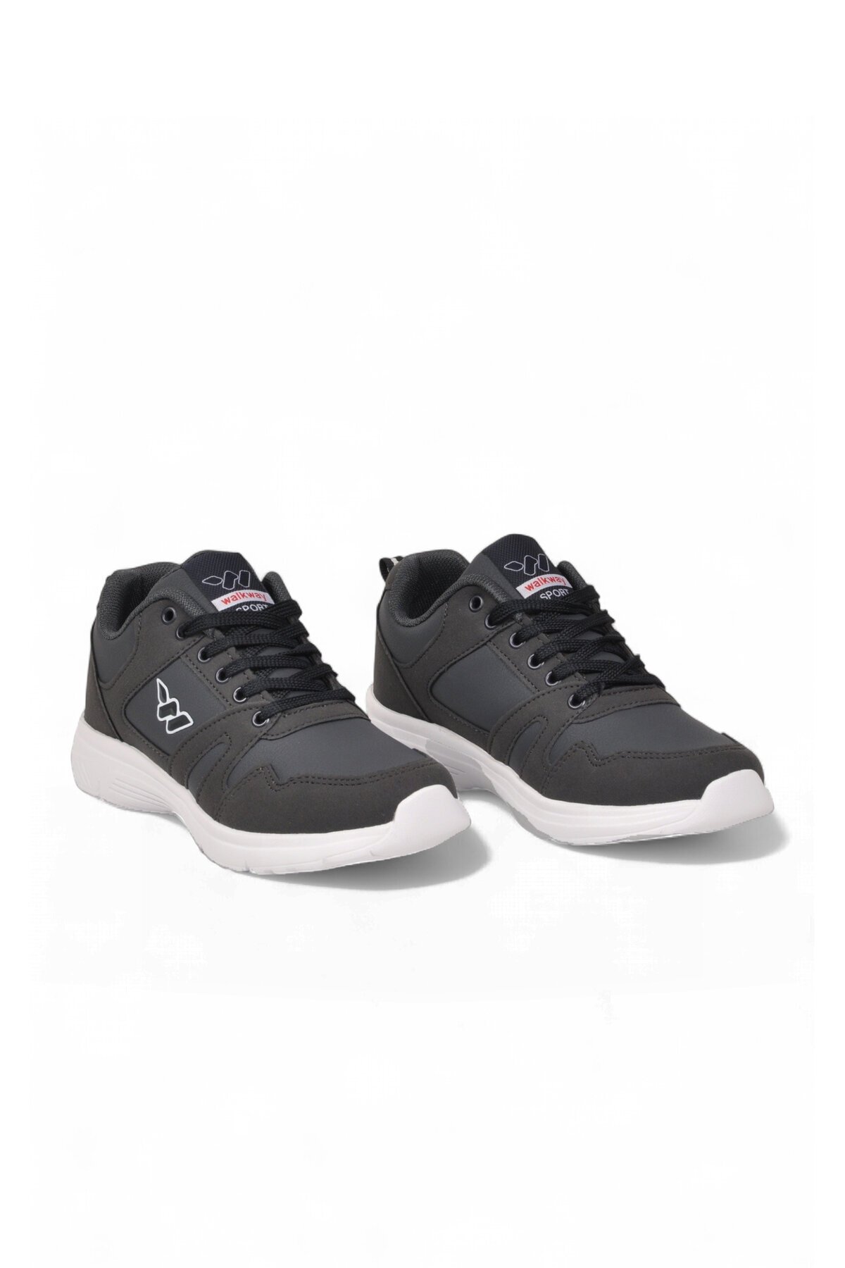 Bağcıklı Cilt Lacivert Hafif Rahat Taban Esnek Unisex Yürüyüş ve Spor Ayakkabı Sneaker Core 020