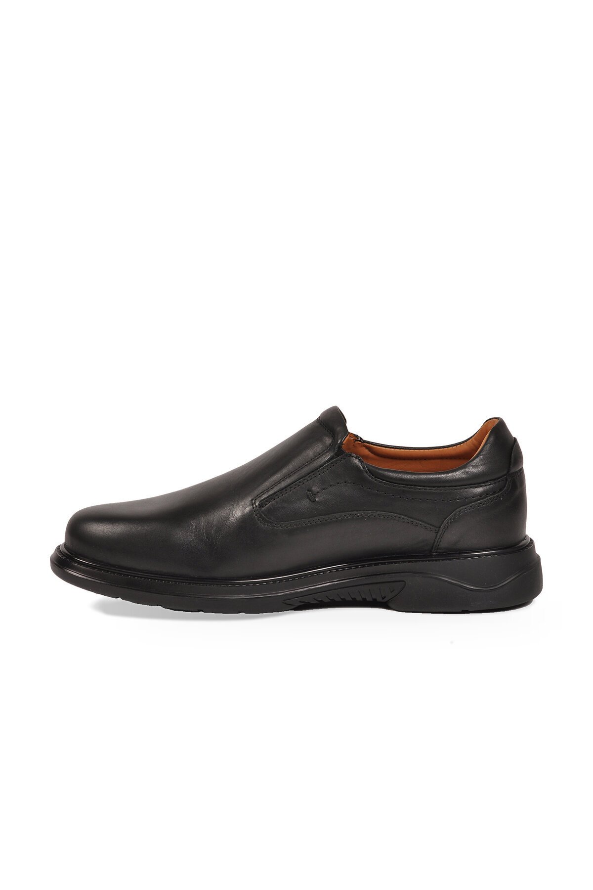 Ortopedik Rahat Tabanlı Hakiki Deri Erkek Siyah Casual Ayakkabı 208703