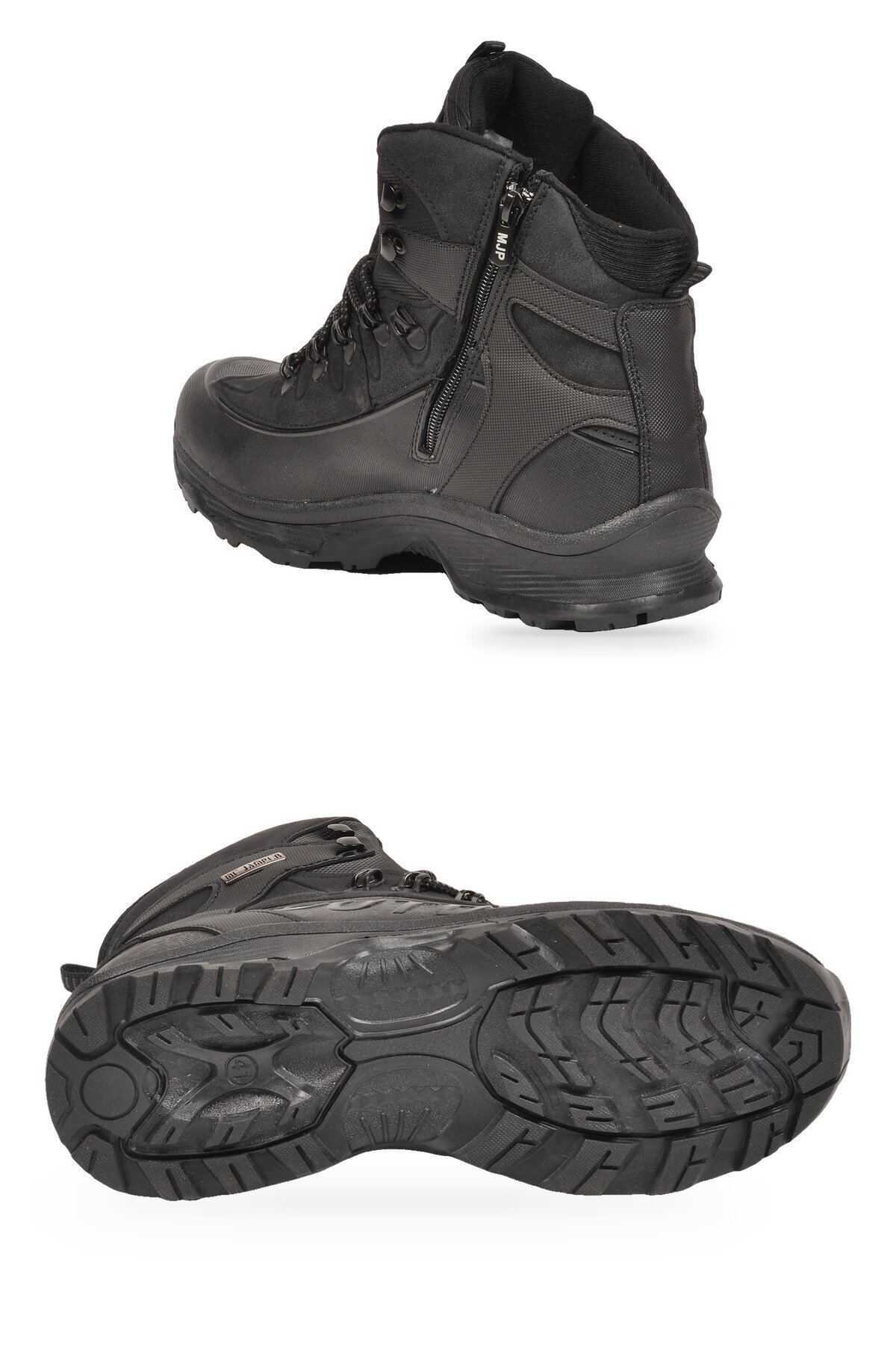 Erkek Bağcıklı Kaymaz Tabanlı Siyah Outdoor Trekking Bot 2115