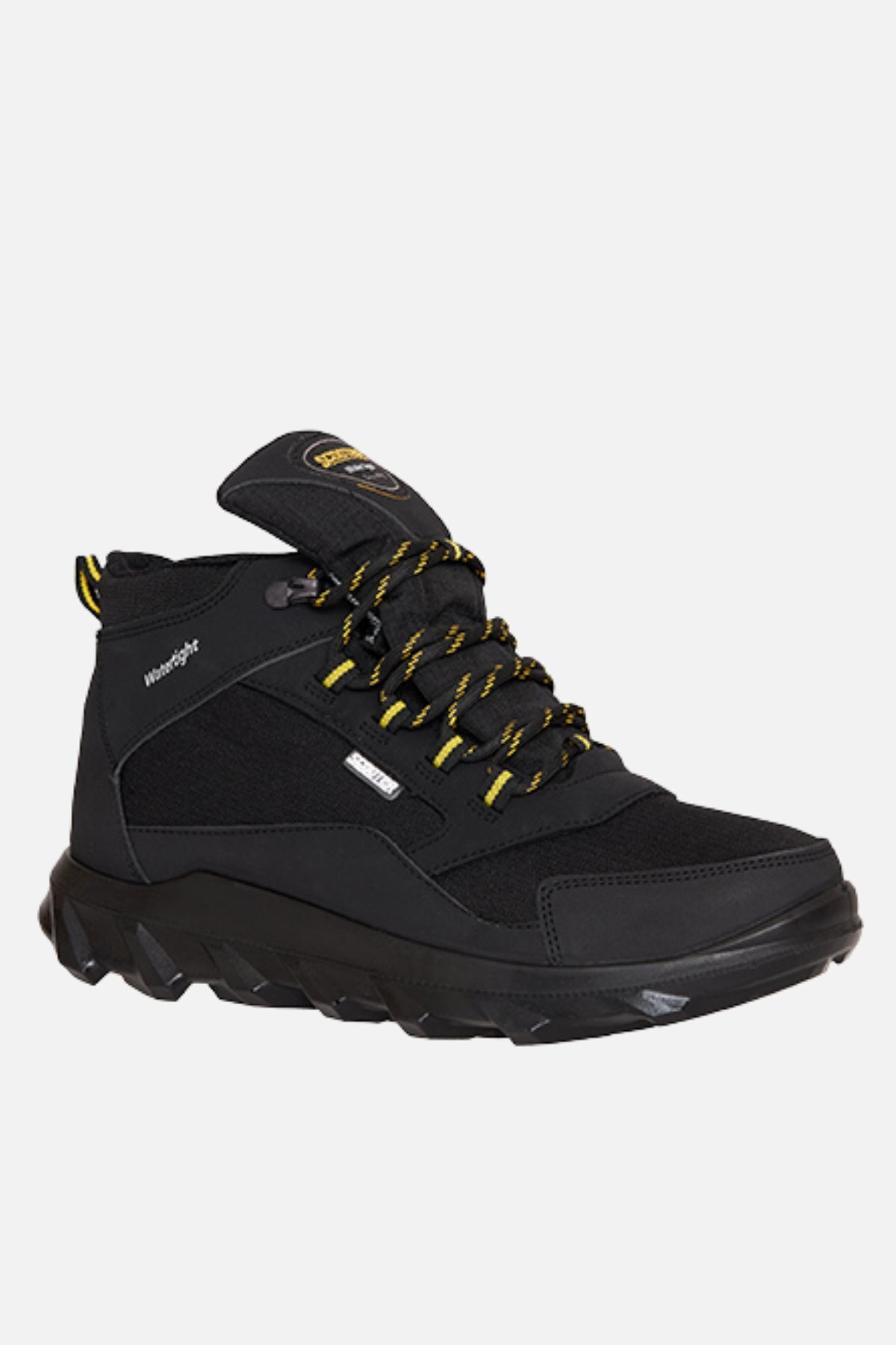 Tekstil Siyah-Sarı Kaymaz Tabanlı Su Geçirmez Unisex Outdoor Trekking Bot G7200