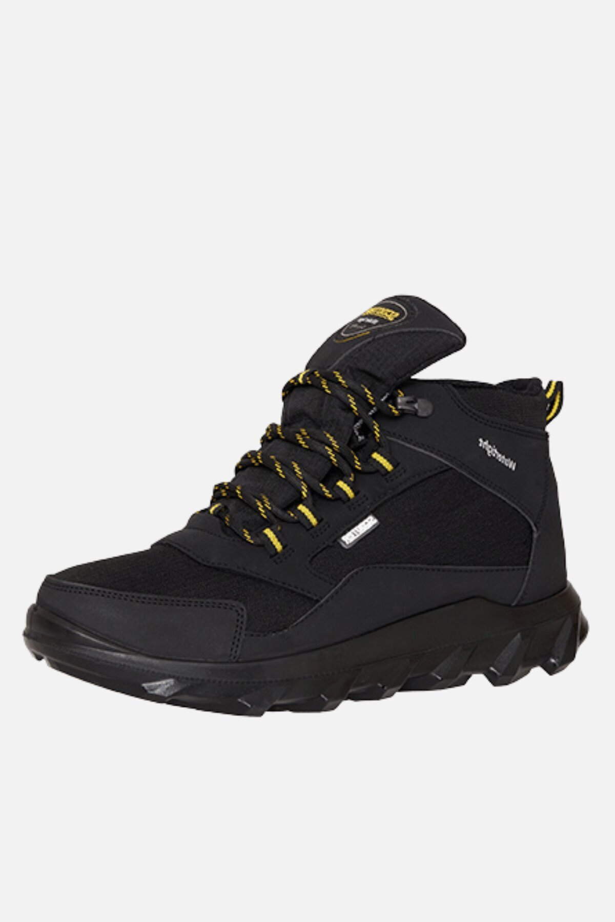 Tekstil Siyah-Sarı Kaymaz Tabanlı Su Geçirmez Unisex Outdoor Trekking Bot G7200